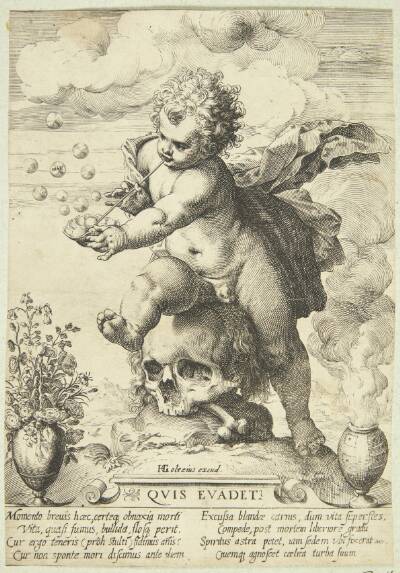 Allegori over livets flygtighed ("Quis Evadet?")