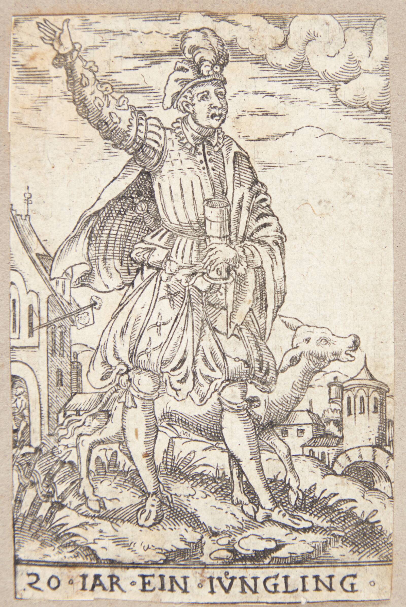 20-års alderen (Ein Jungling), Balthasar Jenichen, 1569