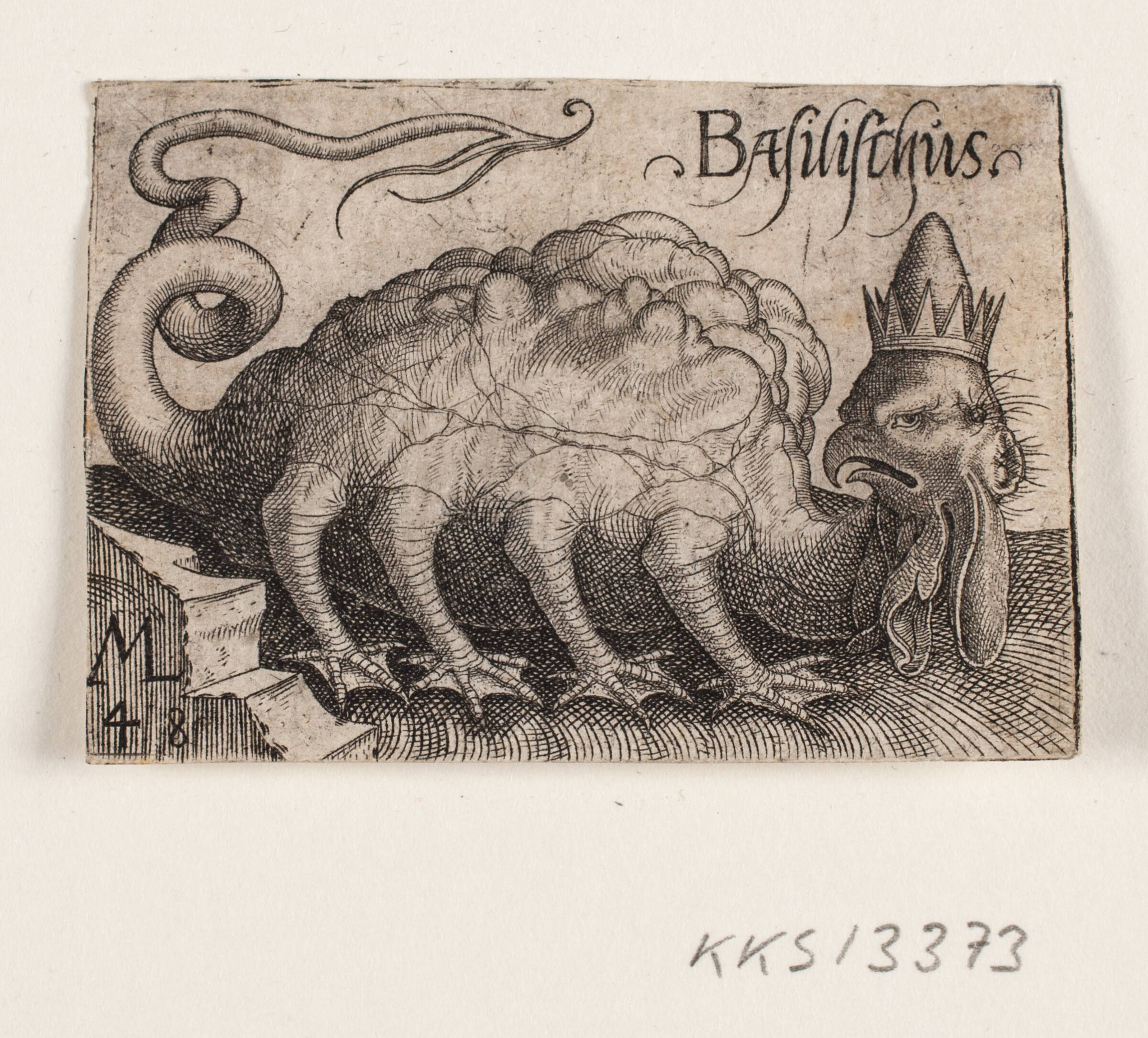 Basilisken, Melchior Lorck, 1548
