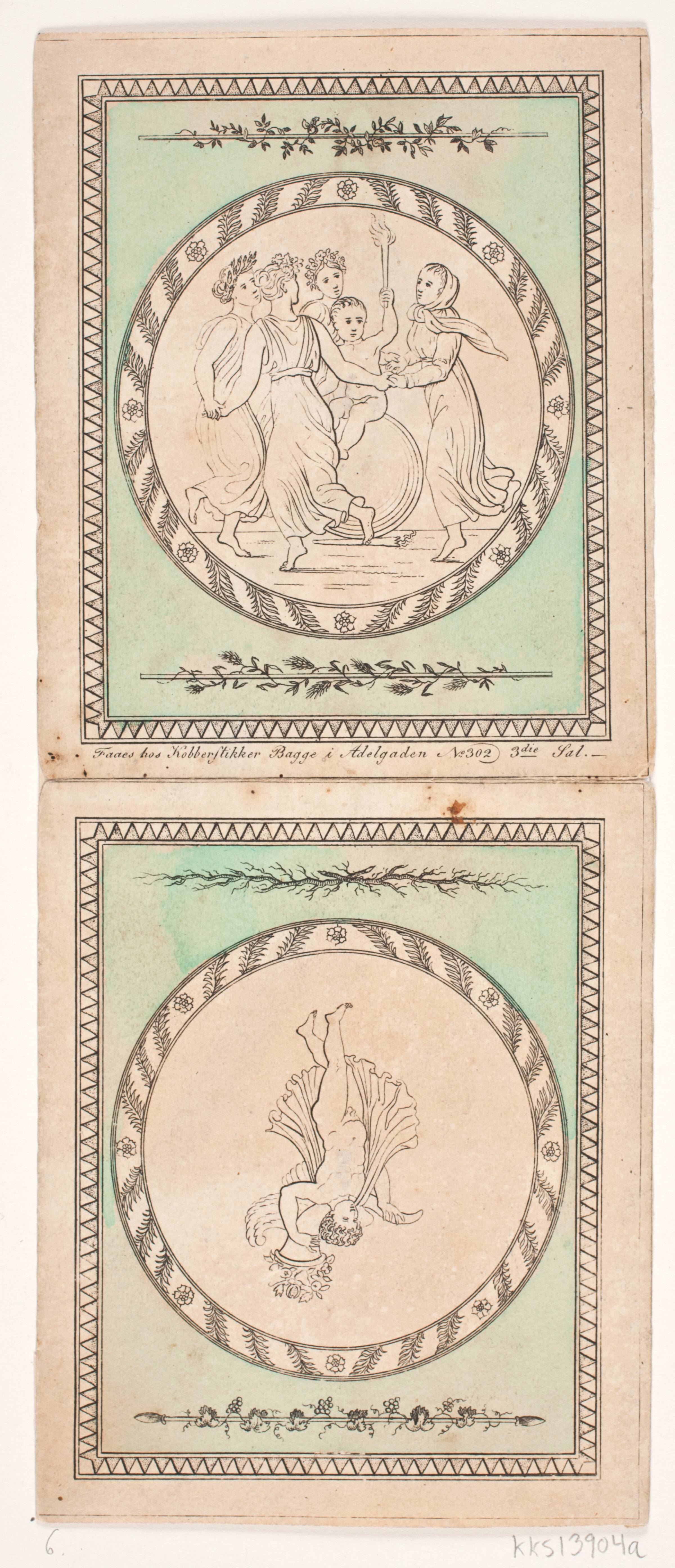 Omslag til Nytårsvers, Oluf Olufsen Bagge, 1806-1810