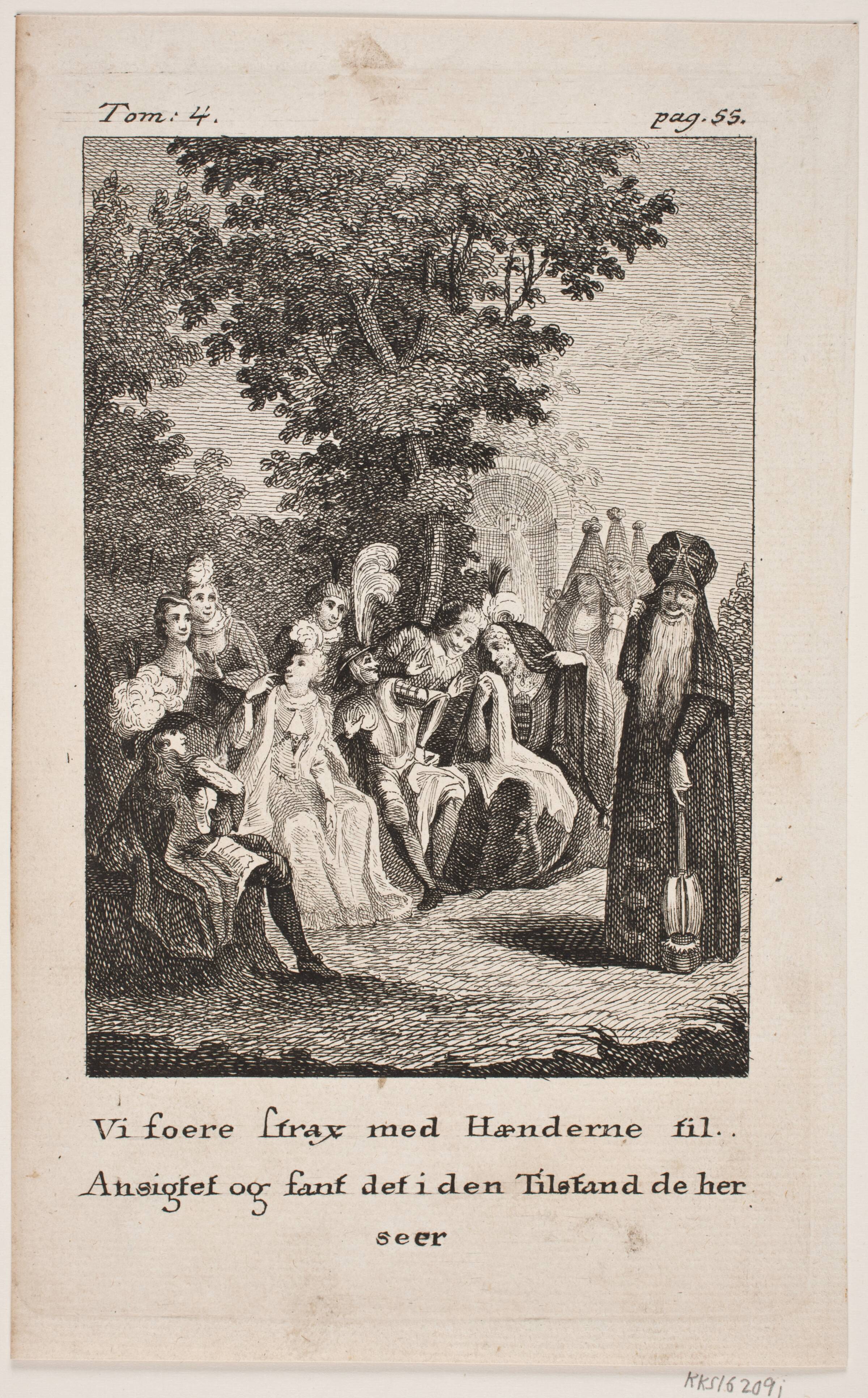 Illustration til Don Quixote, Georg Haas, 1776-1777