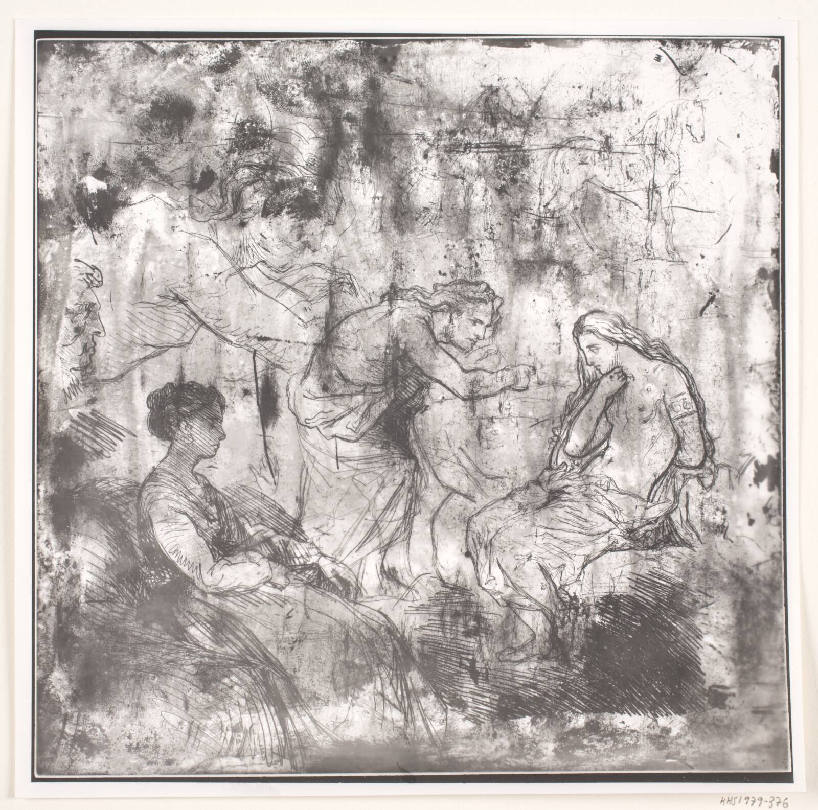 Figurstudier, Lorenz Frølich, 1870-1879