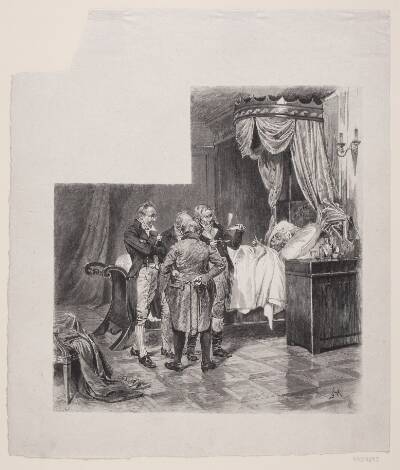 Illustration til H.C.Andersen, "Kejserens nye Klæder"
