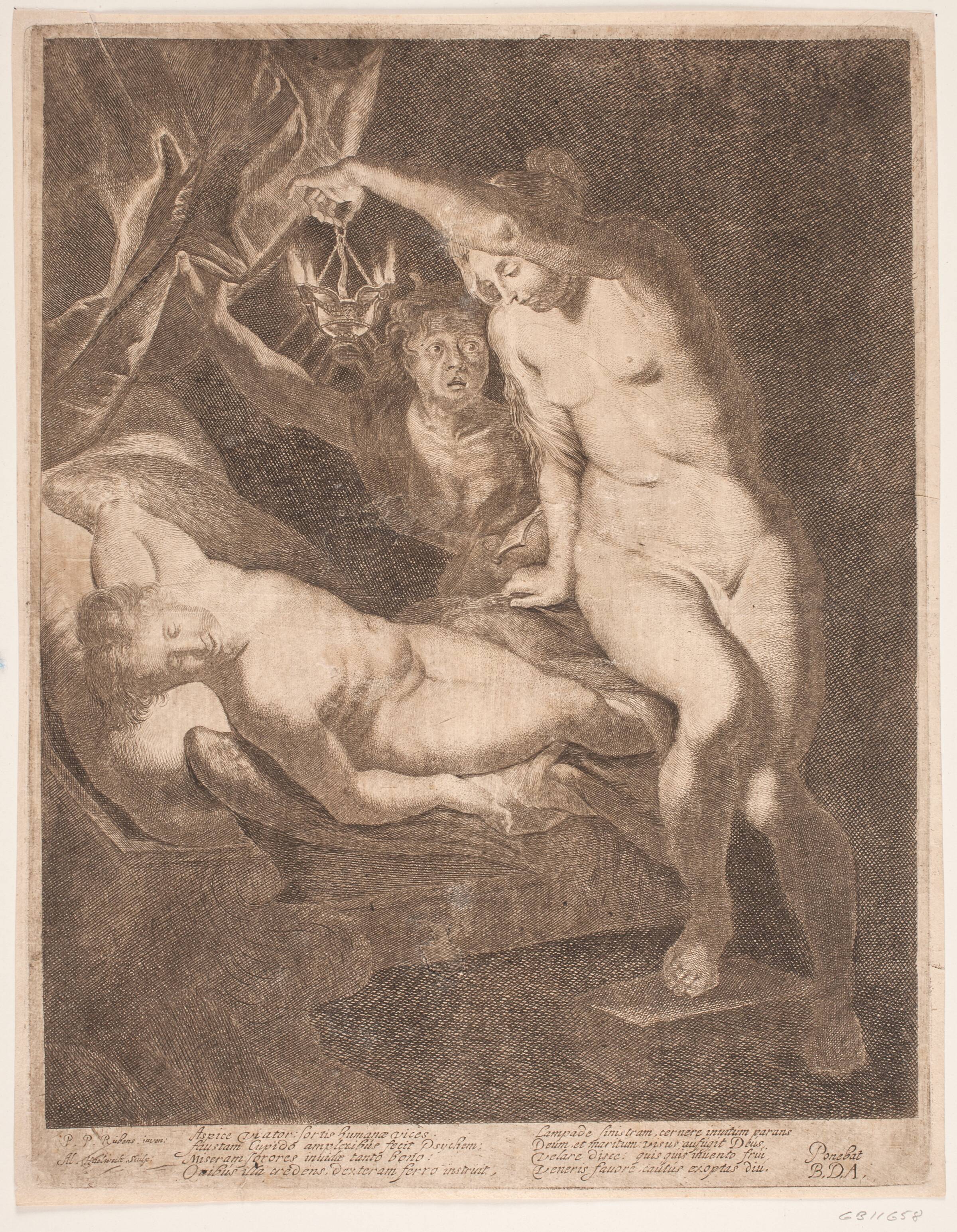 Psyche og den sovende Amor, Albert Haelwegh, 1643-1649