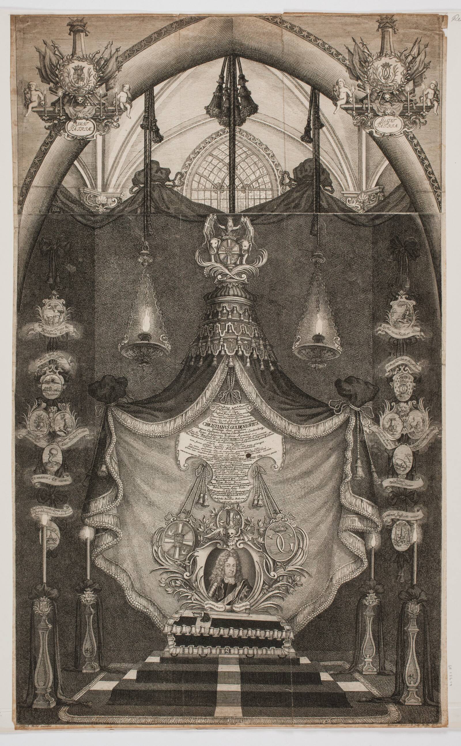 Christian Gyldenløve, Andreas Reinhardt, 1707