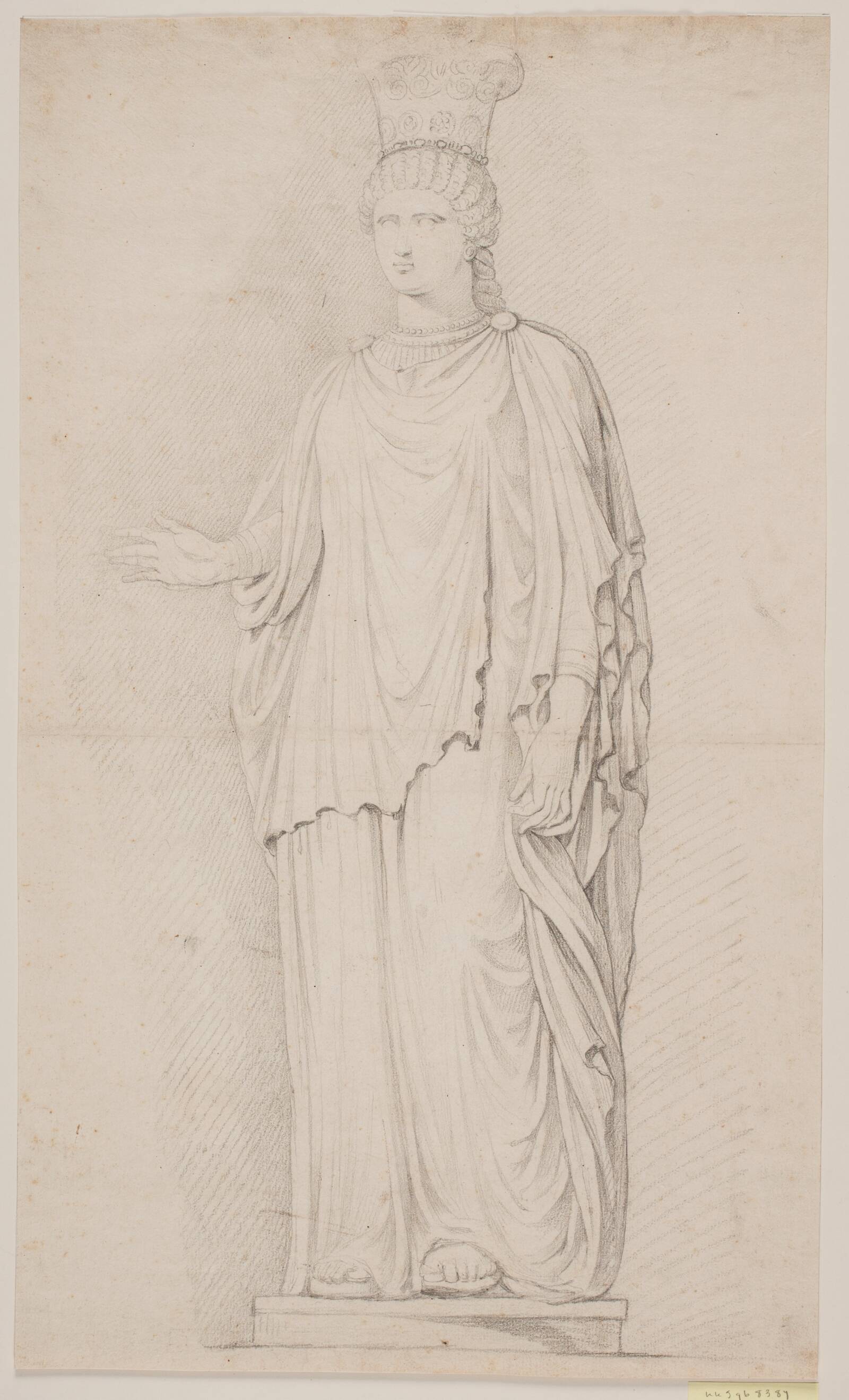 Karyatide, Jacques François Joseph Saly, 1717-1776