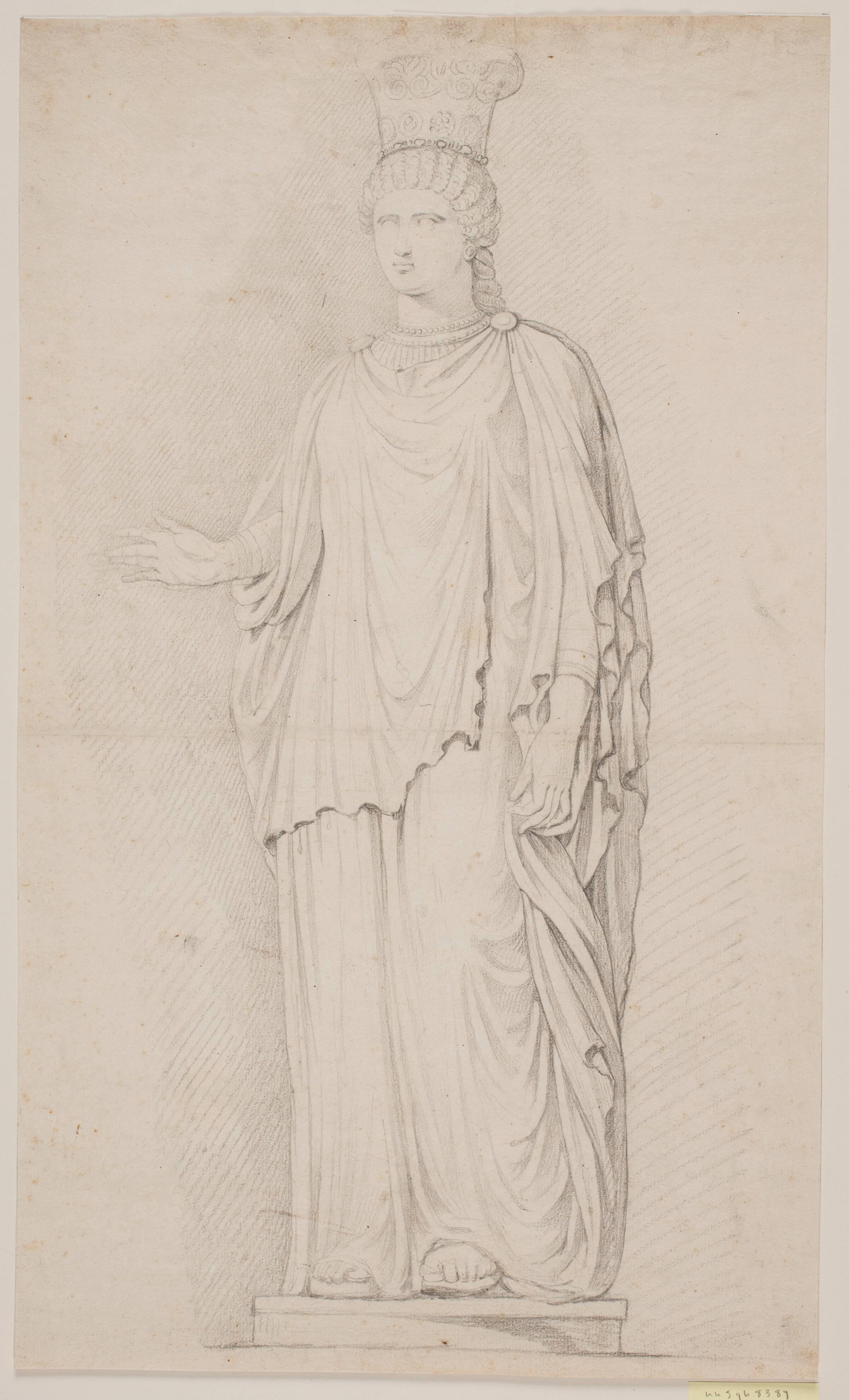 Karyatide, Jacques François Joseph Saly, 1717-1776