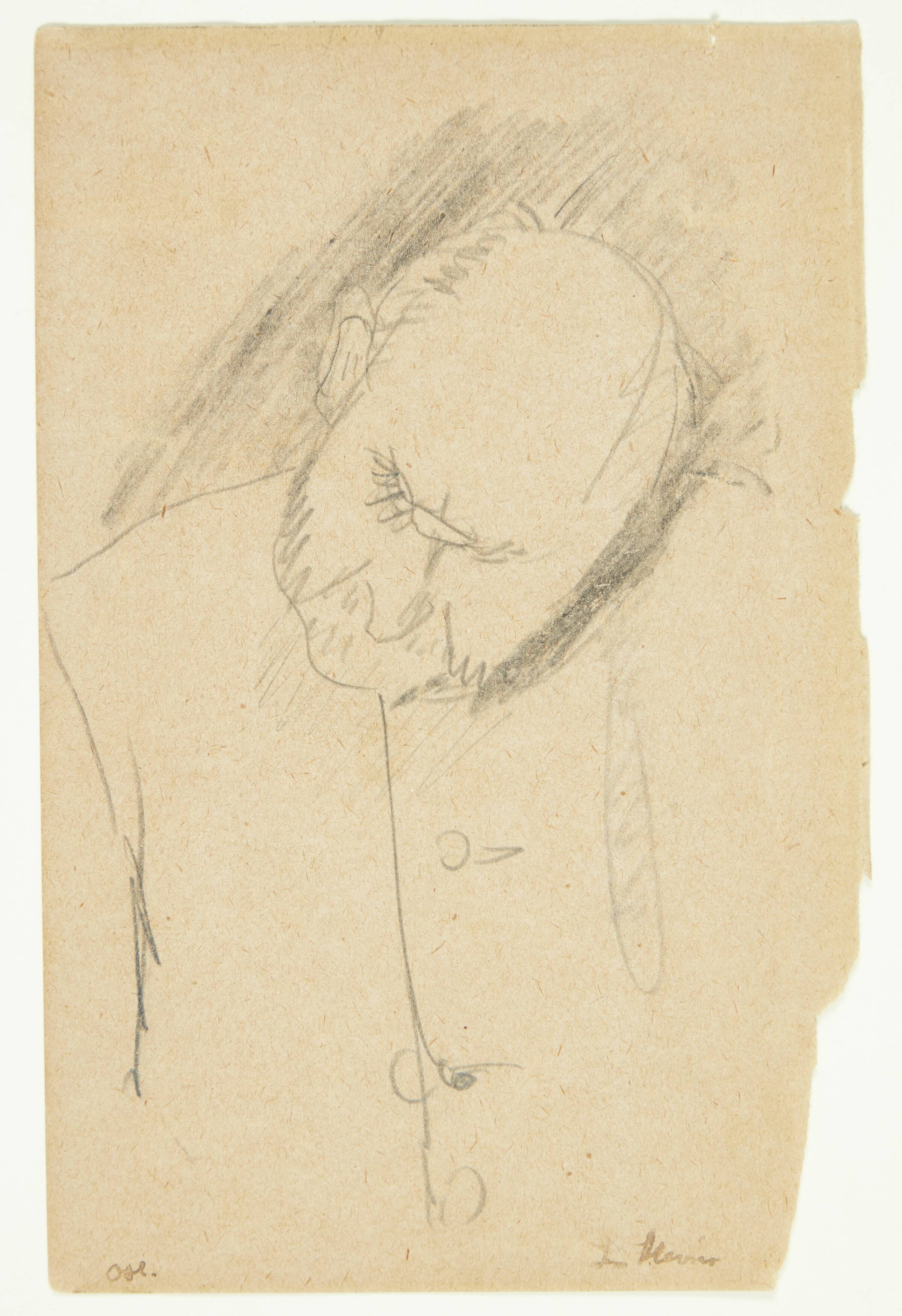 Portræt af maleren Niels Larsen Stevns, Oluf Høst, 1927-1931