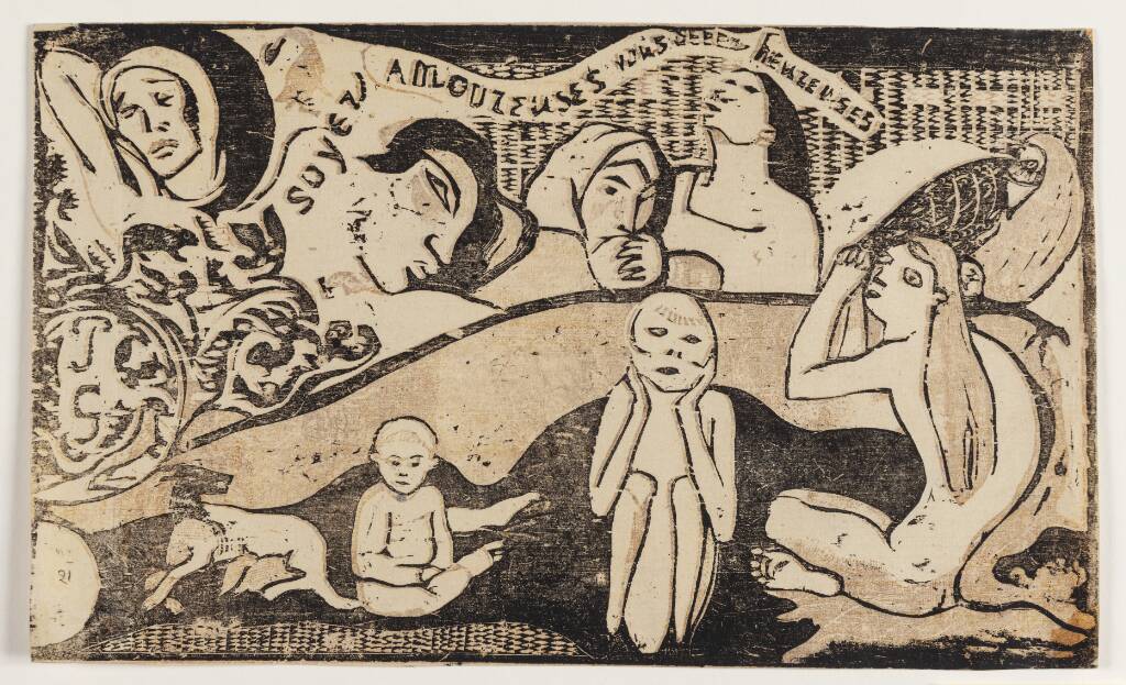 Soyez amoureuses et vous serez heureuses, Paul Gauguin, 1895-1903