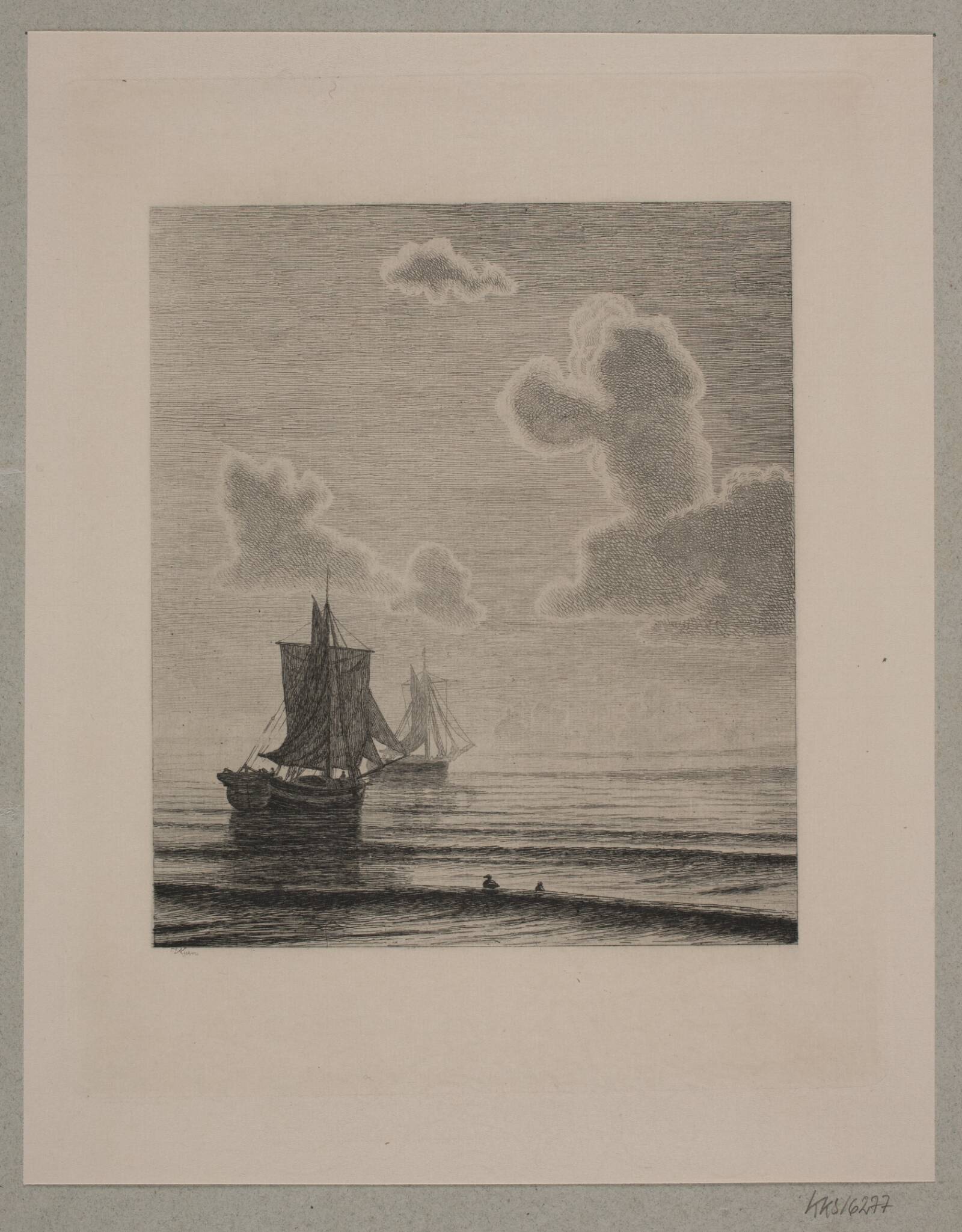 Stille vejr, Vilhelm Kyhn, 1870