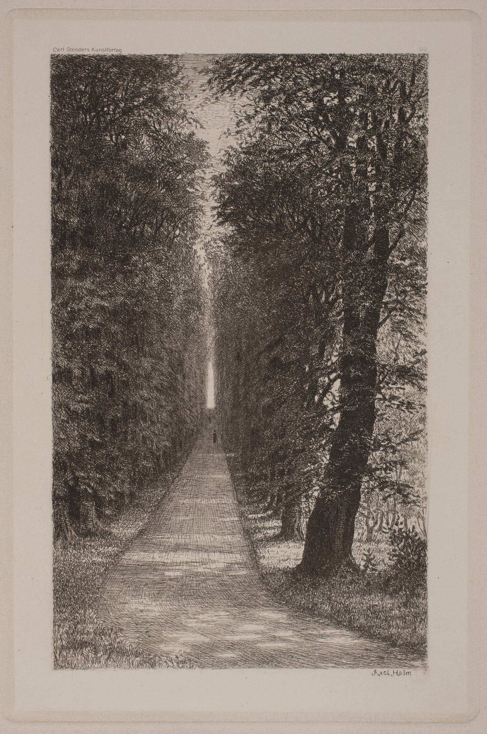 Sukkenes allé, Axel Holm, 1861-1935
