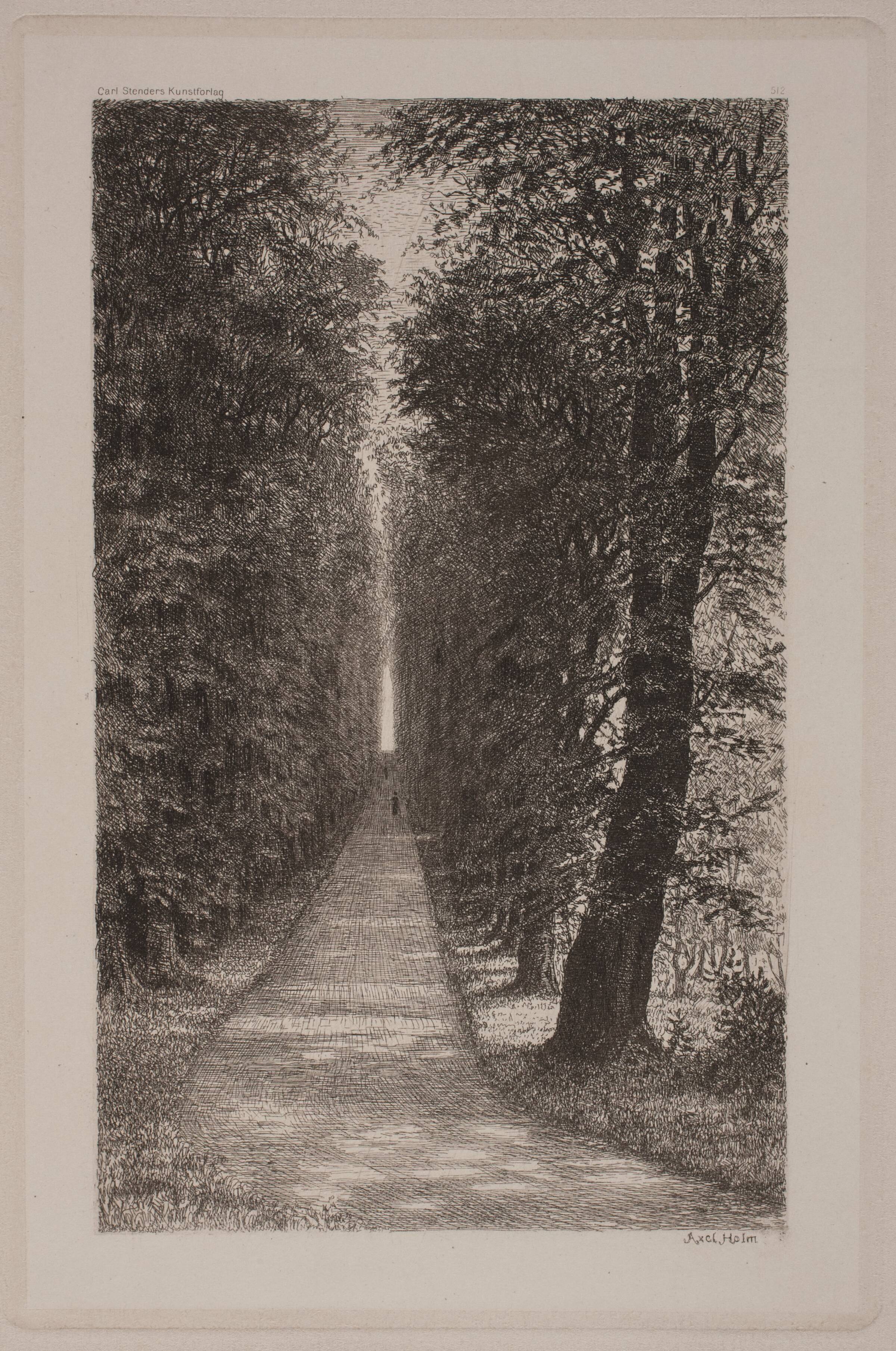 Sukkenes allé, Axel Holm, 1861-1935