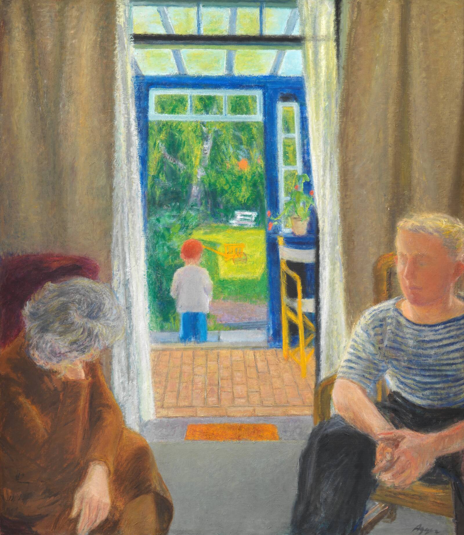 I havestuen. Septemberdag, Knud Agger, 1942-1944