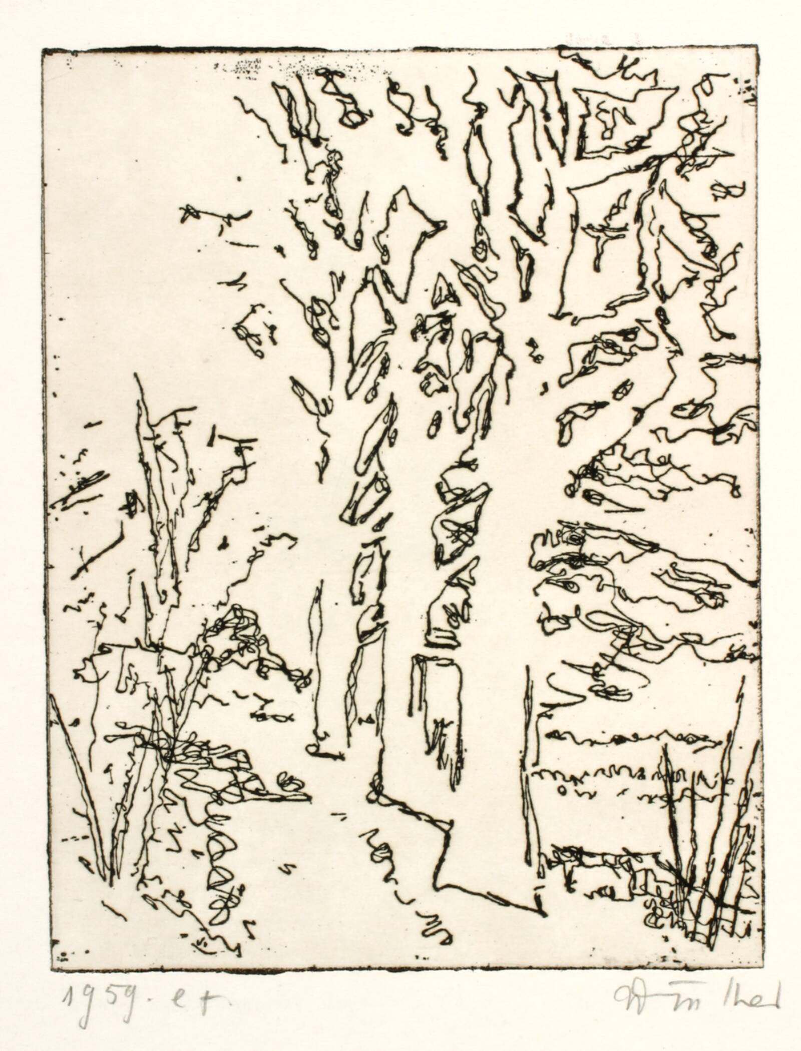Tre ege ved Trittau, Richard Winther, 1959