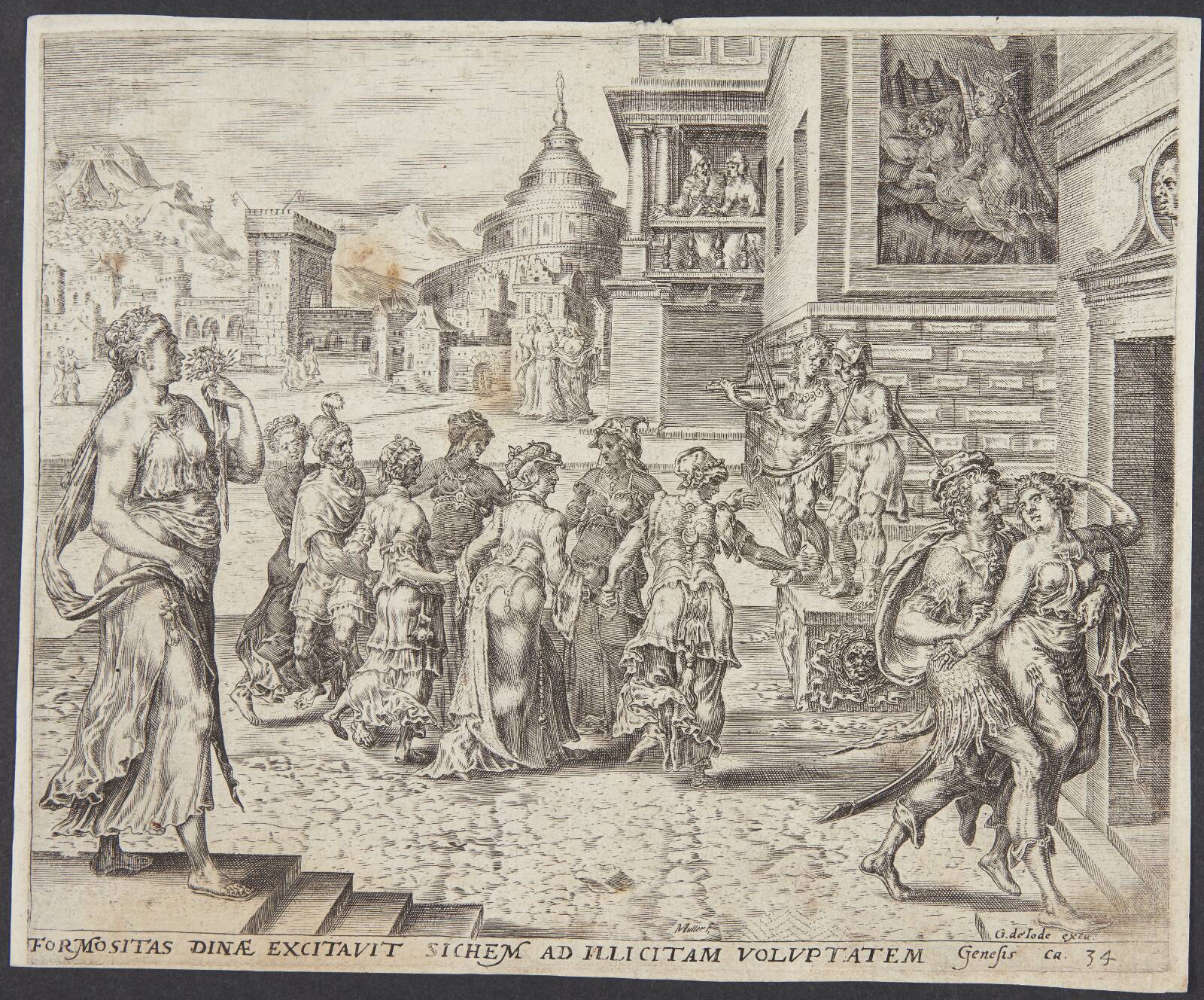 Dina forføres af Sikem, Harmen Jansz. Muller, 1567-1570
