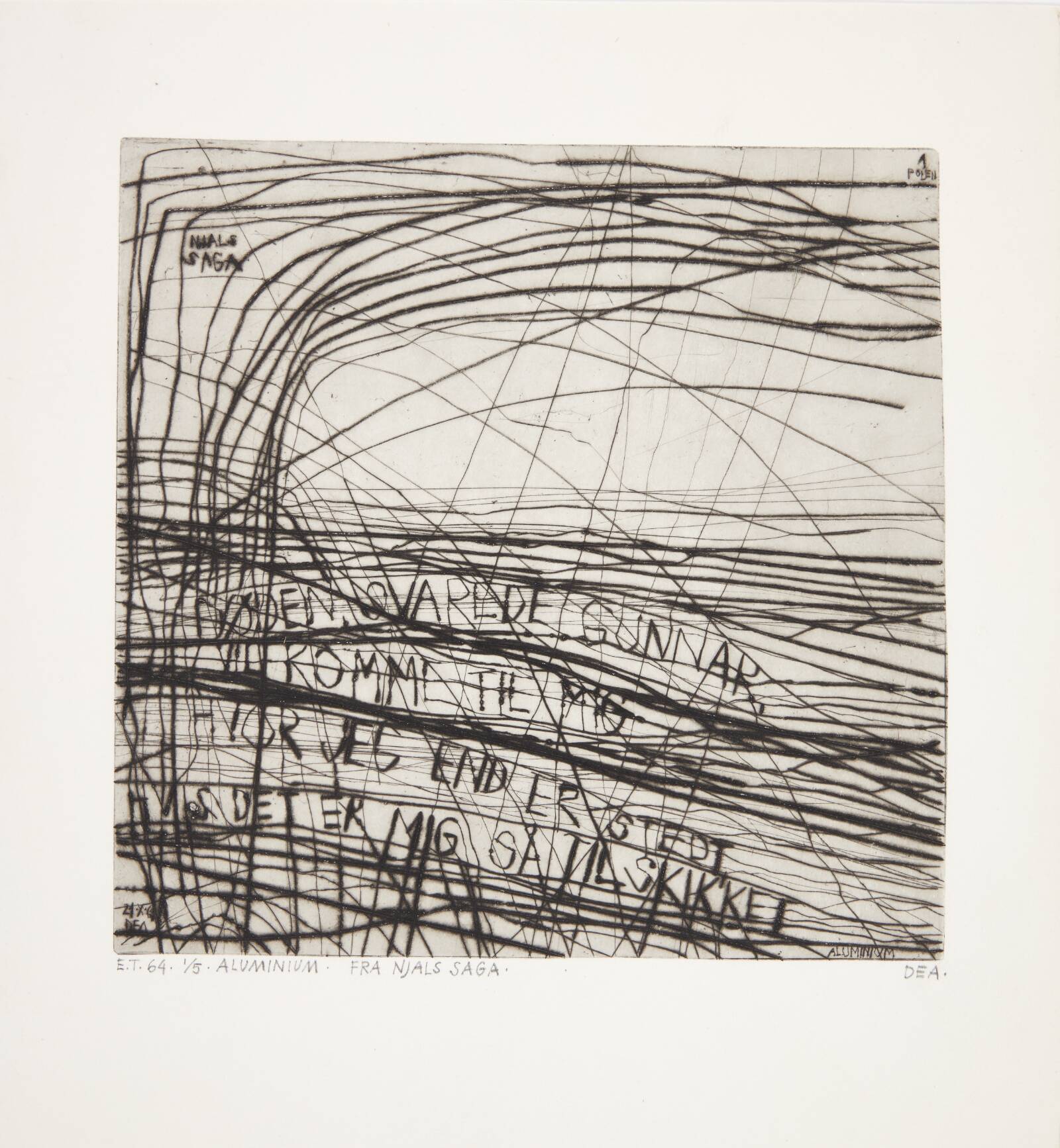 Fra Njals saga, Dea Trier Mørch, 1964