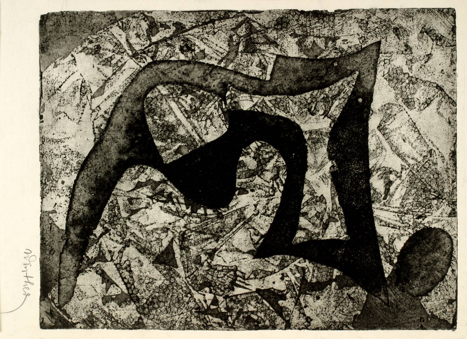 Komposition. Paris, Richard Winther, 1956