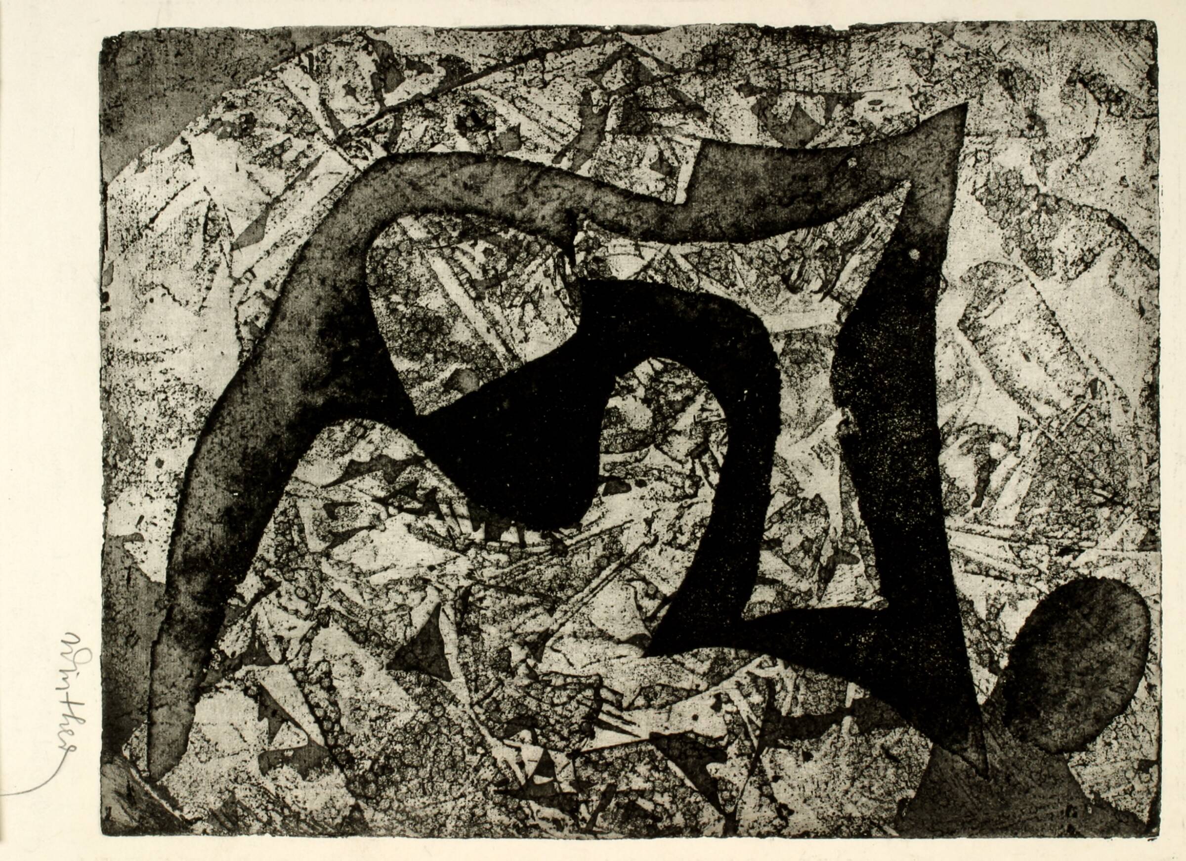 Komposition. Paris, Richard Winther, 1956