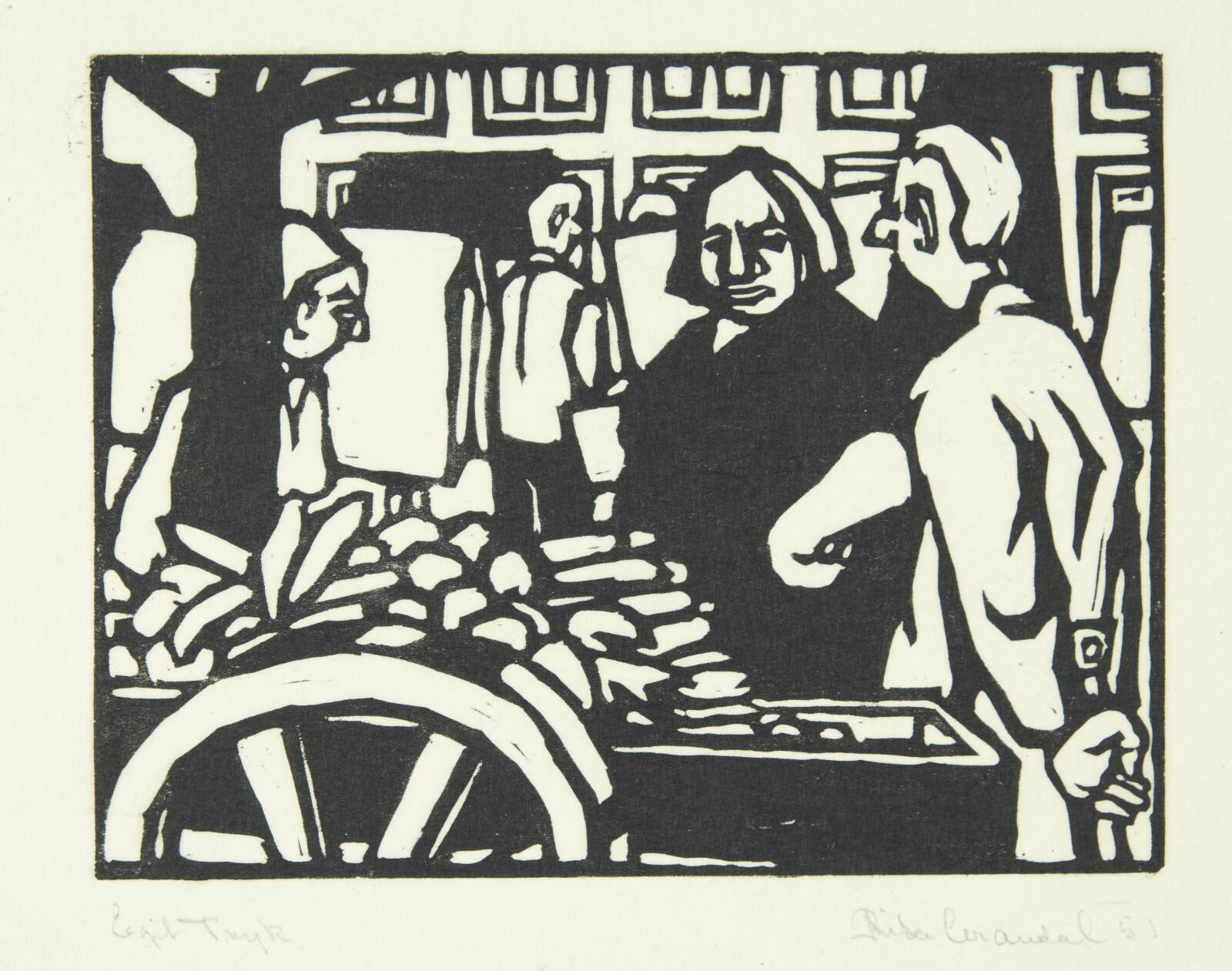 Bananvogn, Rita Crandal, 1951