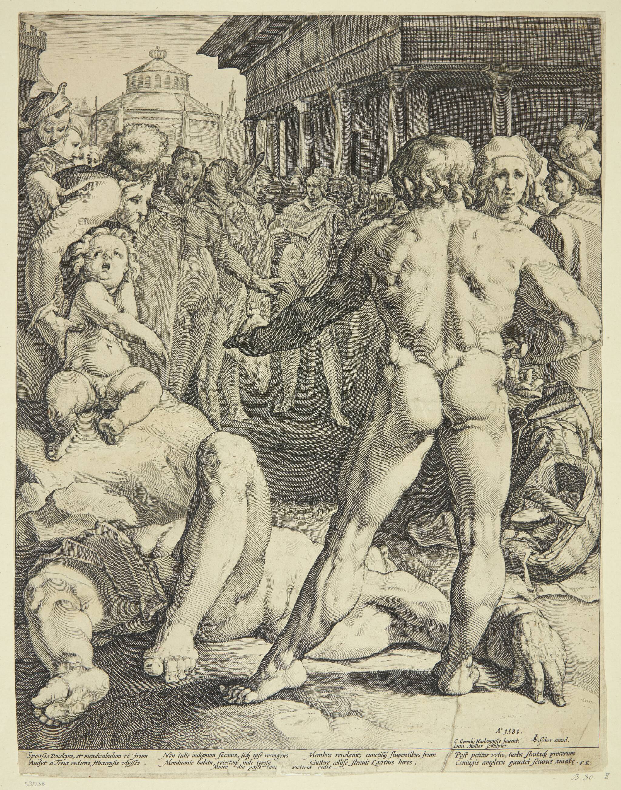 Kampen mellem Odysseus og Irus