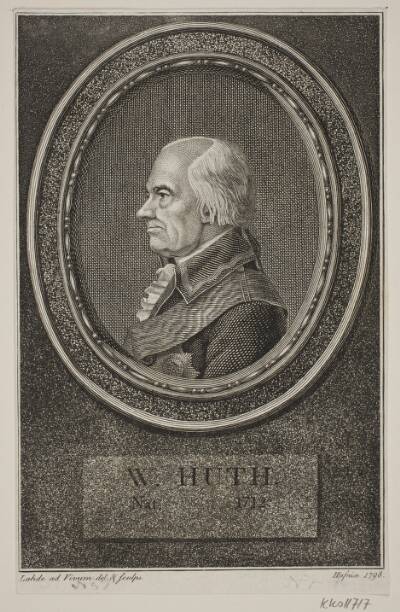 Portræt af W. Huth