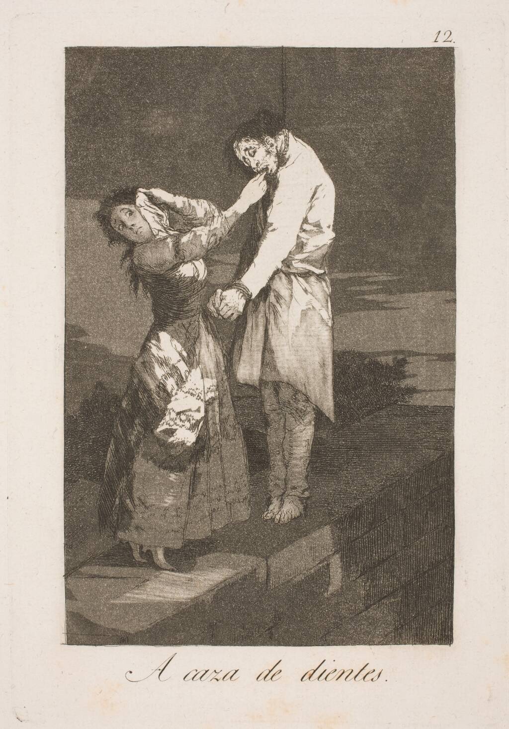 På jagt efter tænder, Francisco de Goya, 1797-1798