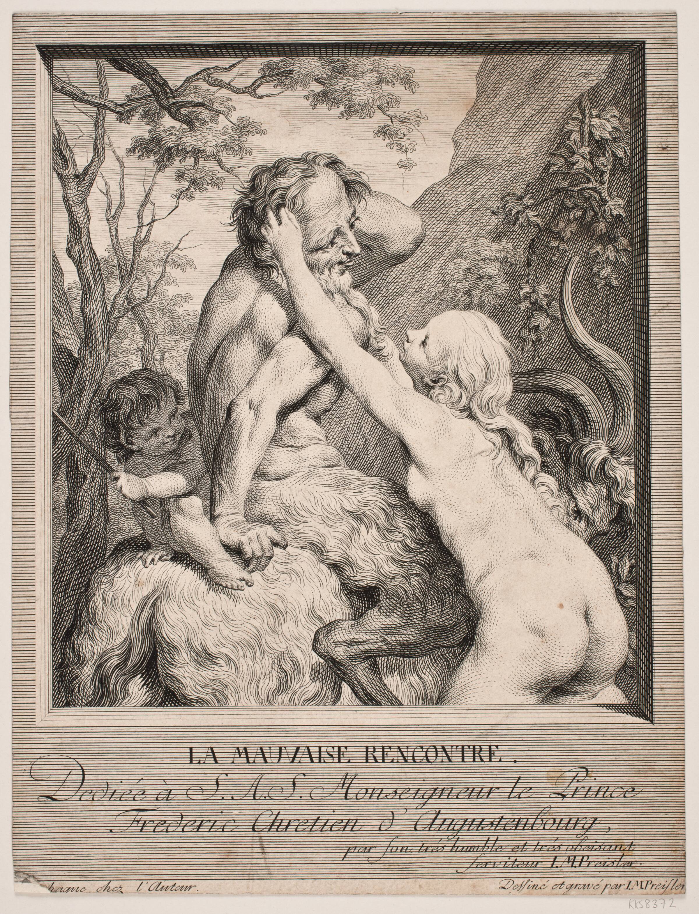 La Mauvaise Rencontre, J.M. Preisler, 1765-1769