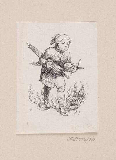 Illustration til "Ole Lukøie" i H.C. Andersen, "Eventyr og Historier", Bind 1