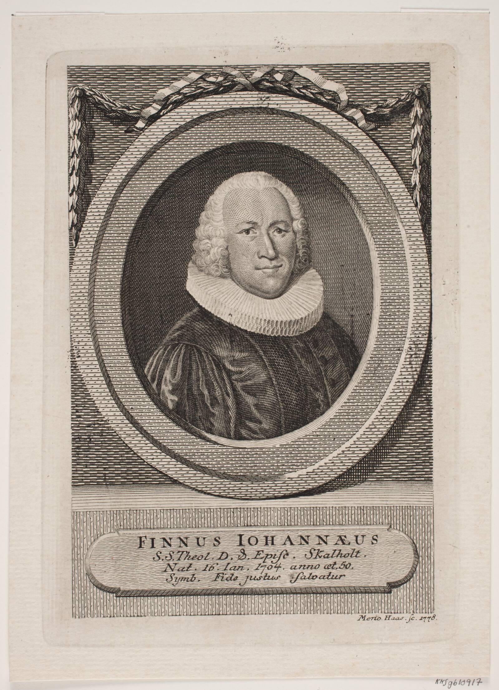 Finn Jonsen, Meno Haas, 1779