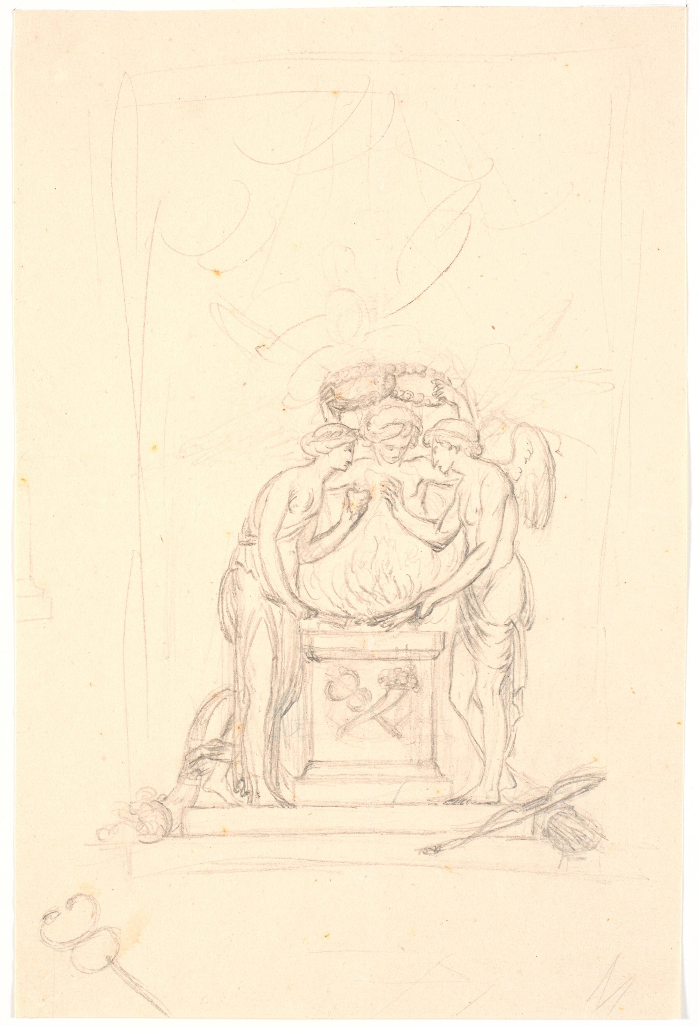 Antik offerscene?, Erik Pauelsen, 1749-1790