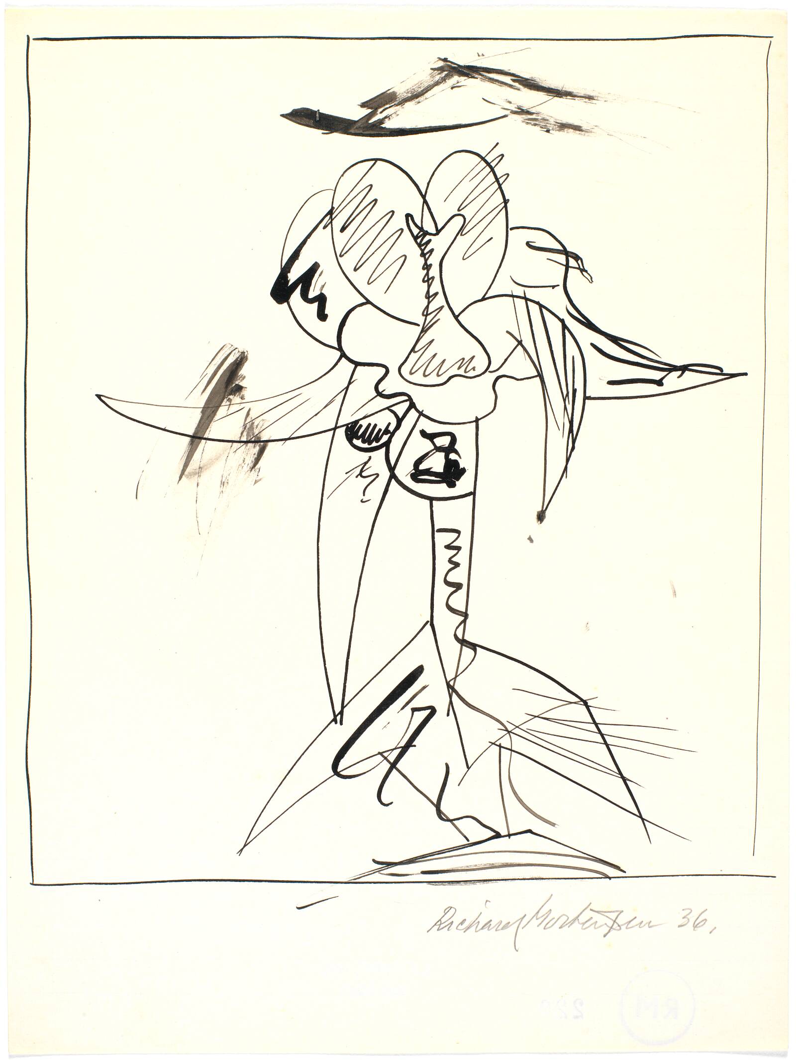 Botanisk figuration, Richard Mortensen, 1936-1938