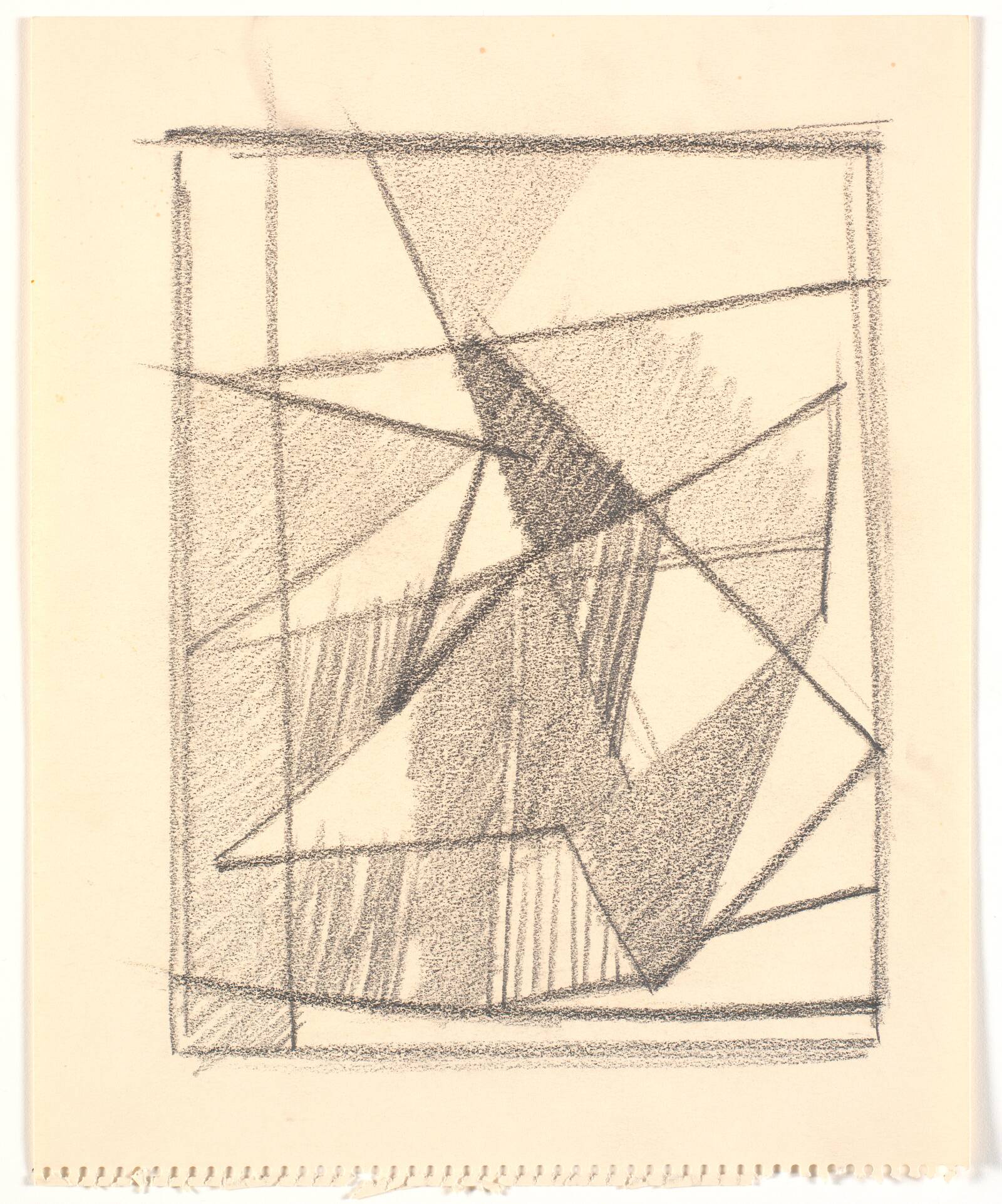 Geometrisk komposition, Richard Mortensen, 1947-1950