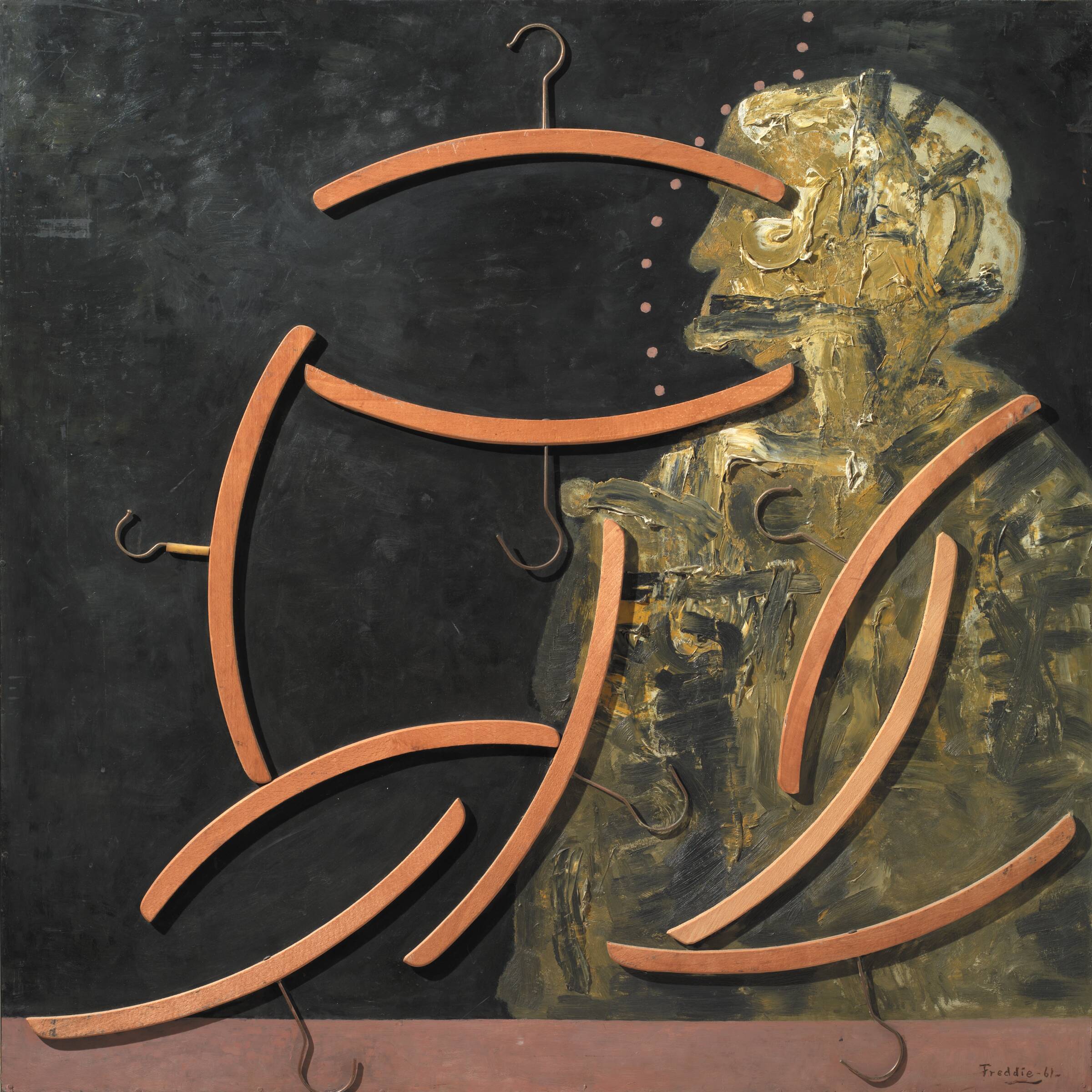 Portræt af Richard Wagner, Wilhelm Freddie, 1961