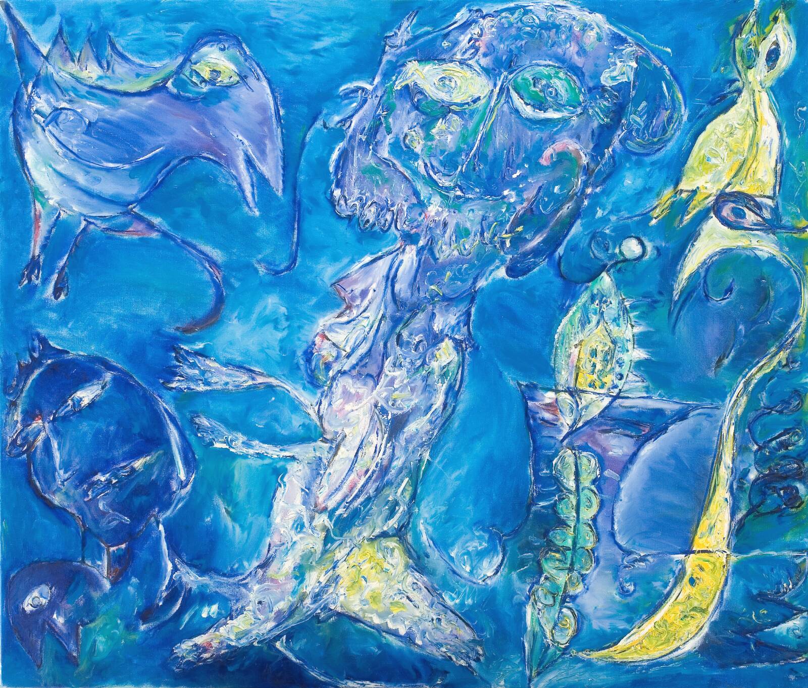 Stående figur, Carl-Henning Pedersen, 1977