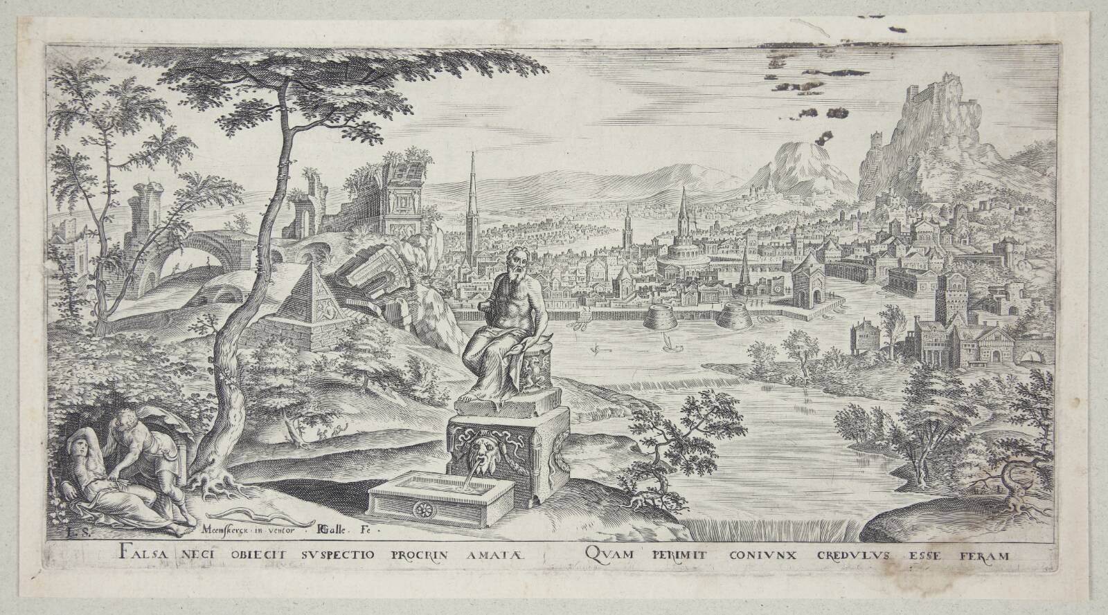 Kefalos og Prokris, Philips Galle, 1567-1570