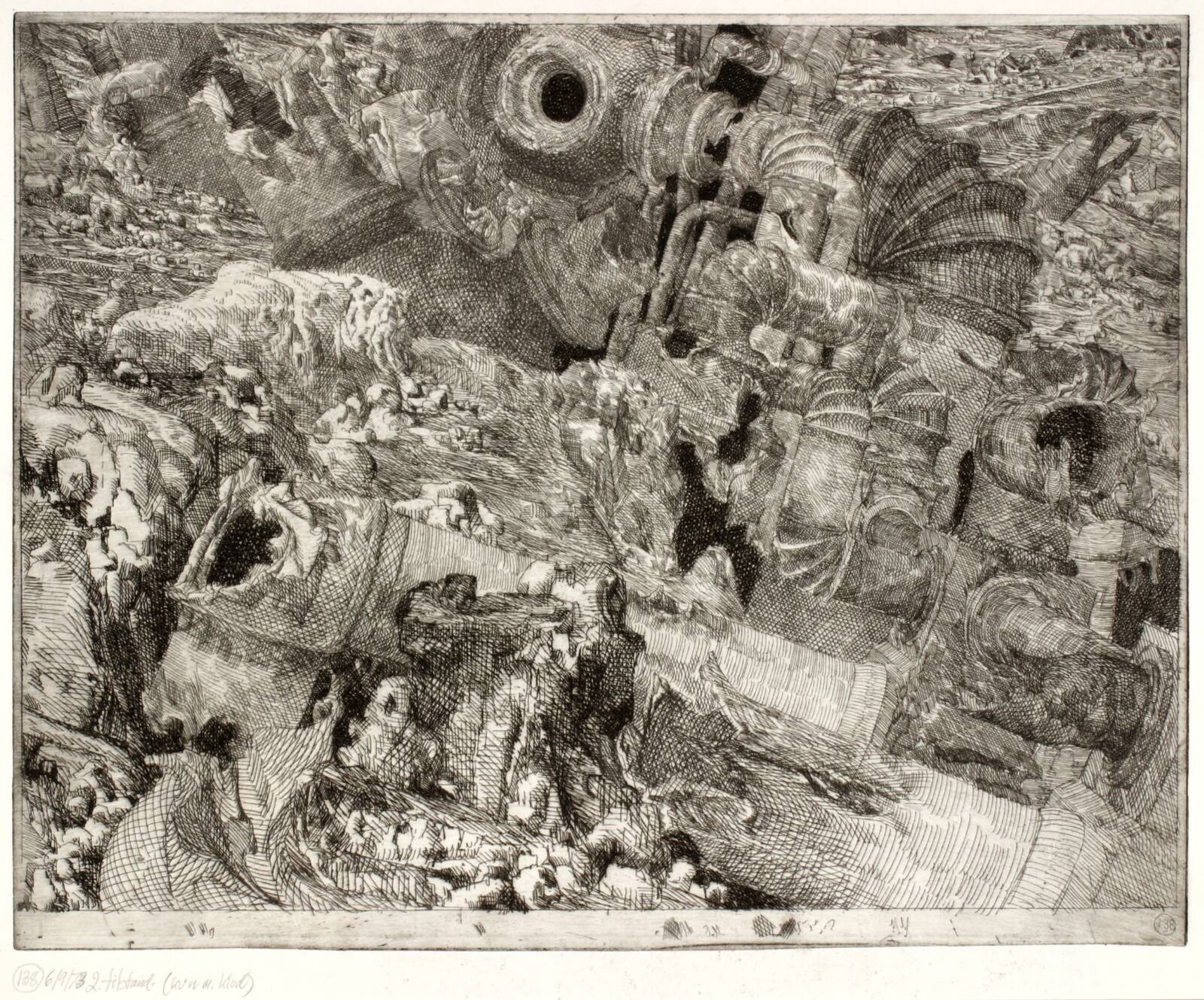 Den forladte by, Palle Nielsen, 1973