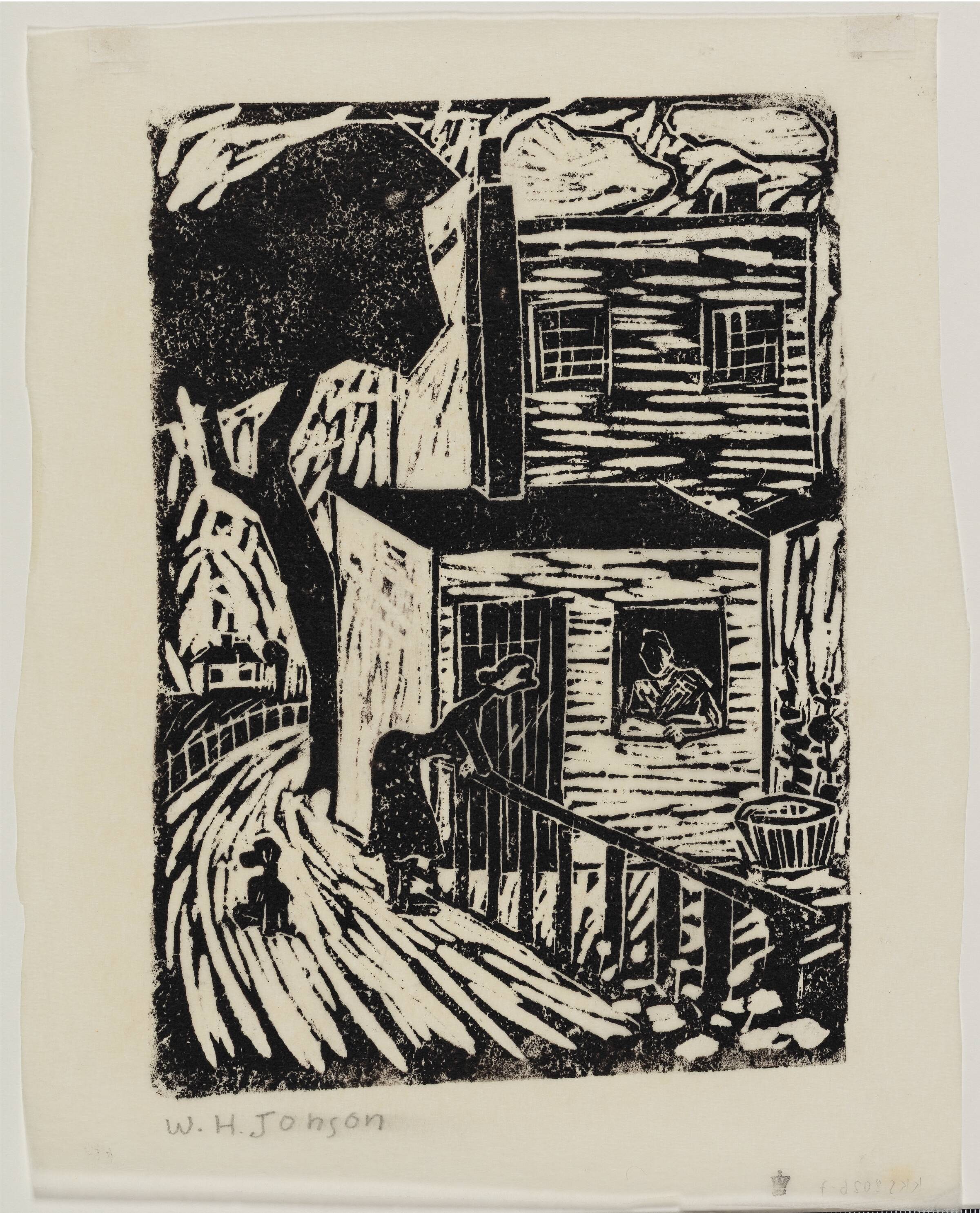 "Porch Talk", Johnson, William H., 1939-1944