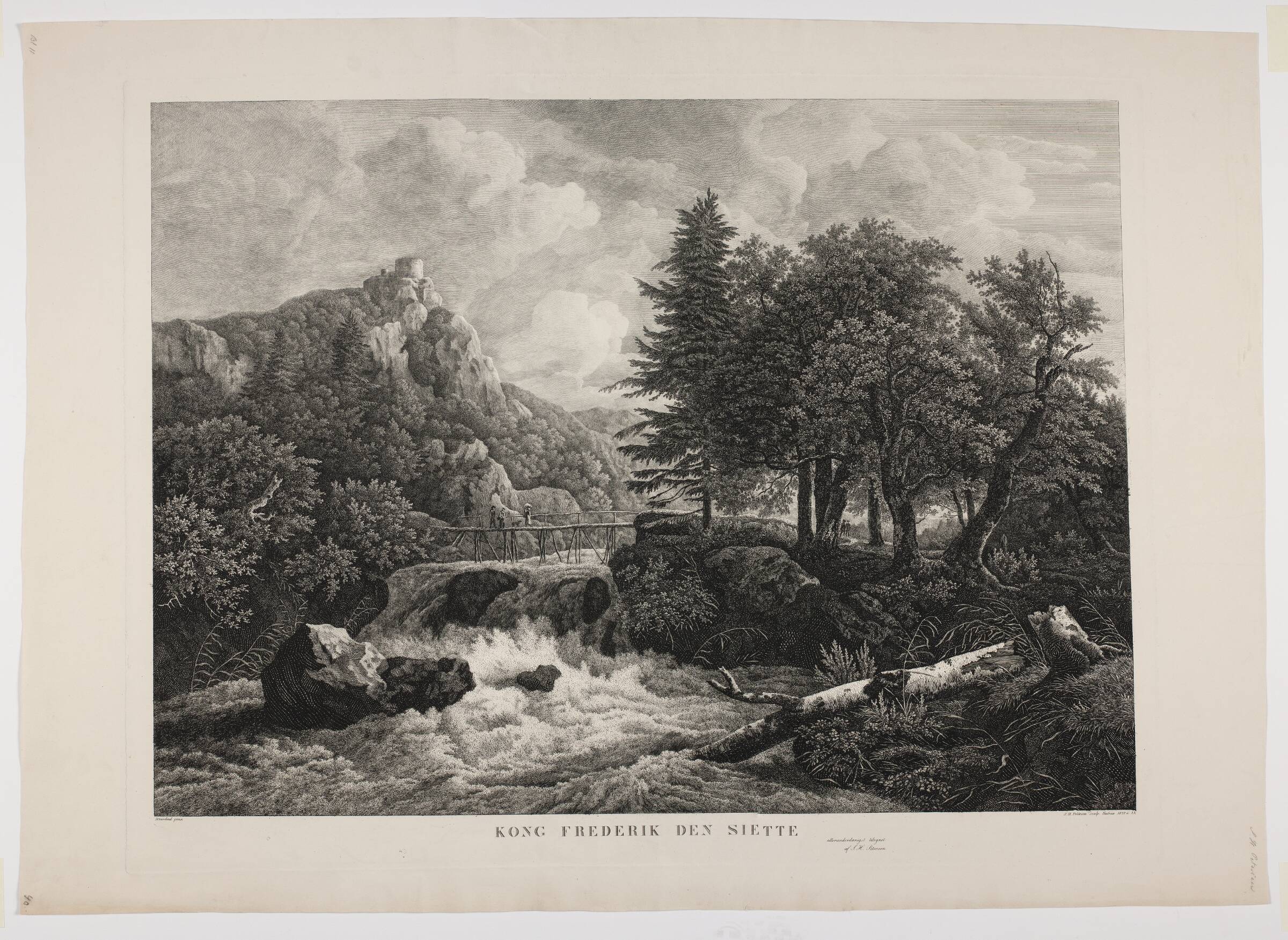 Vandfald, Søren Henrik Petersen, 1822-1823