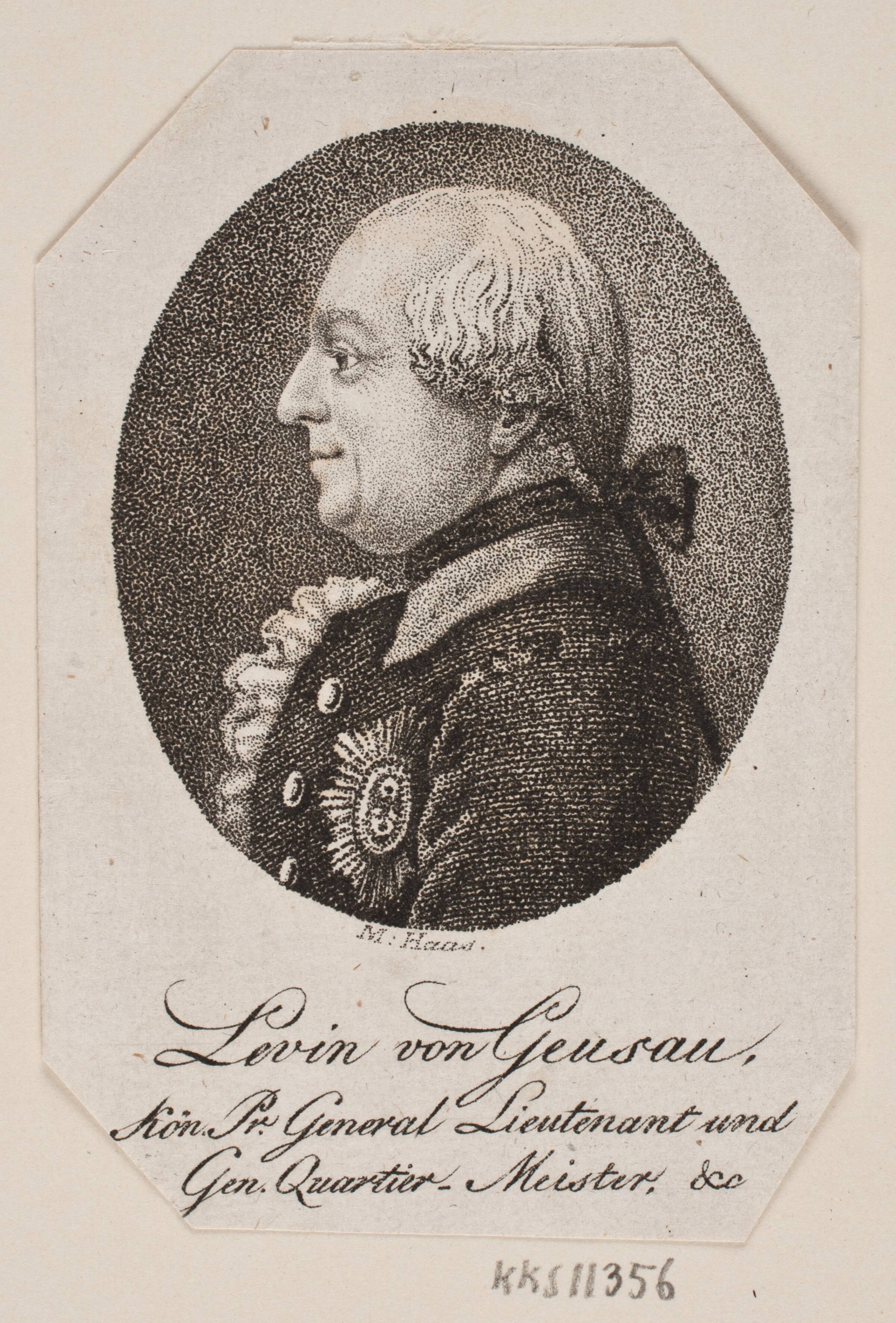 General Levin von Geusau, Meno Haas, 1752-1833