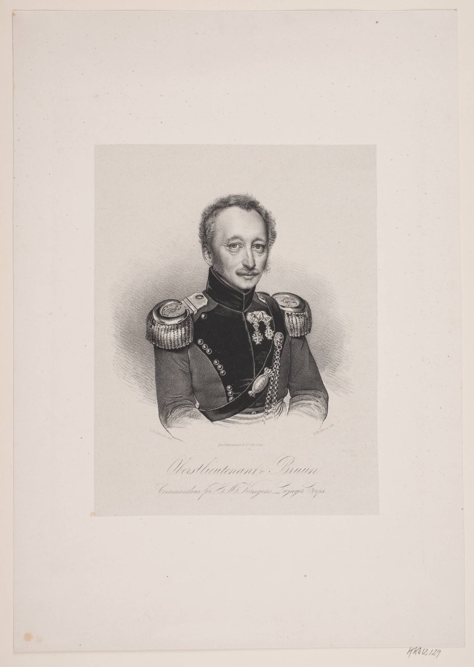 E. P. Bruhn, Edvard Fortling, 1809-1875
