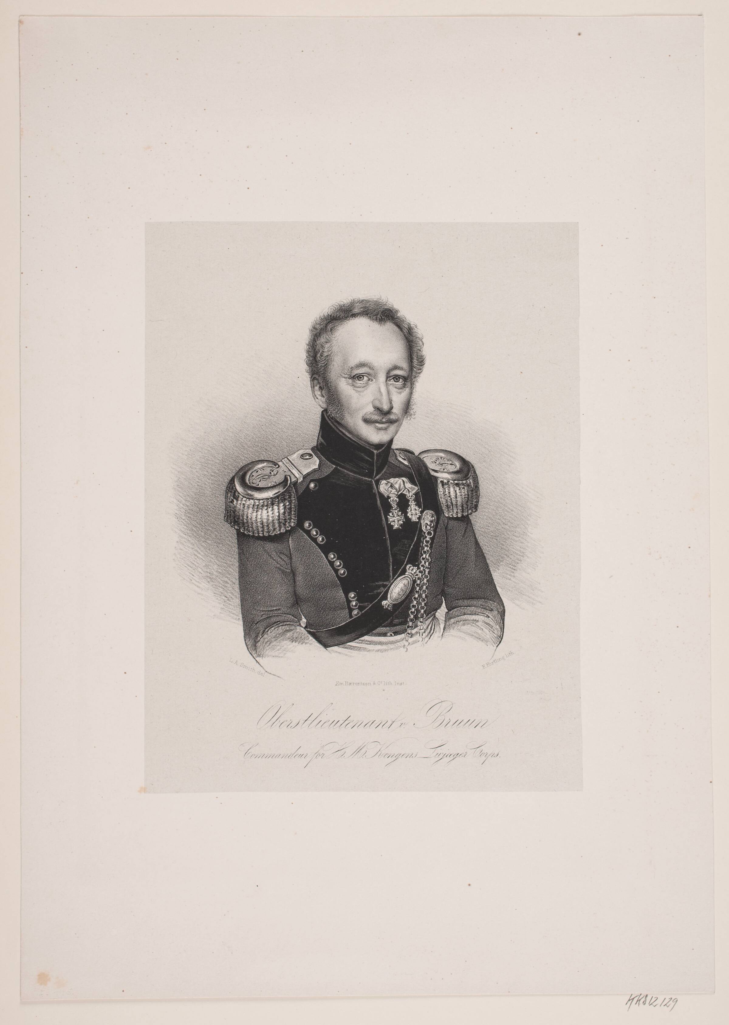 E. P. Bruhn, Edvard Fortling, 1809-1875