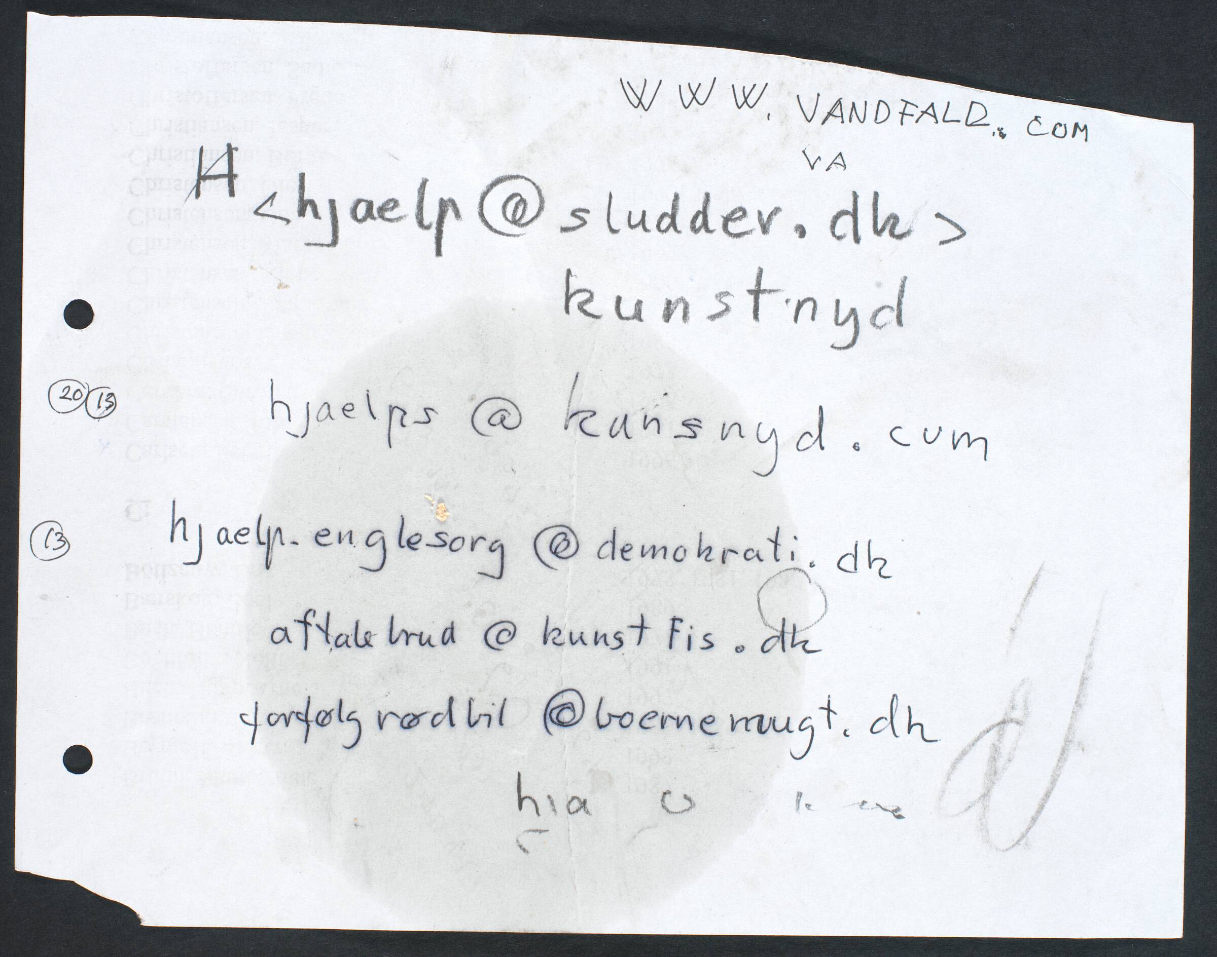 Notater, Ole Sporring, 2002