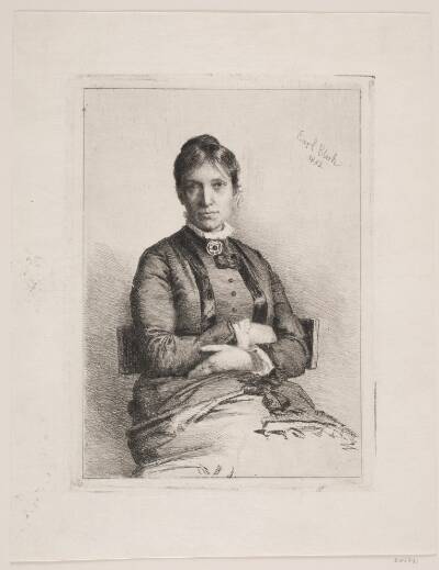 Portræt af Alma Bloch
