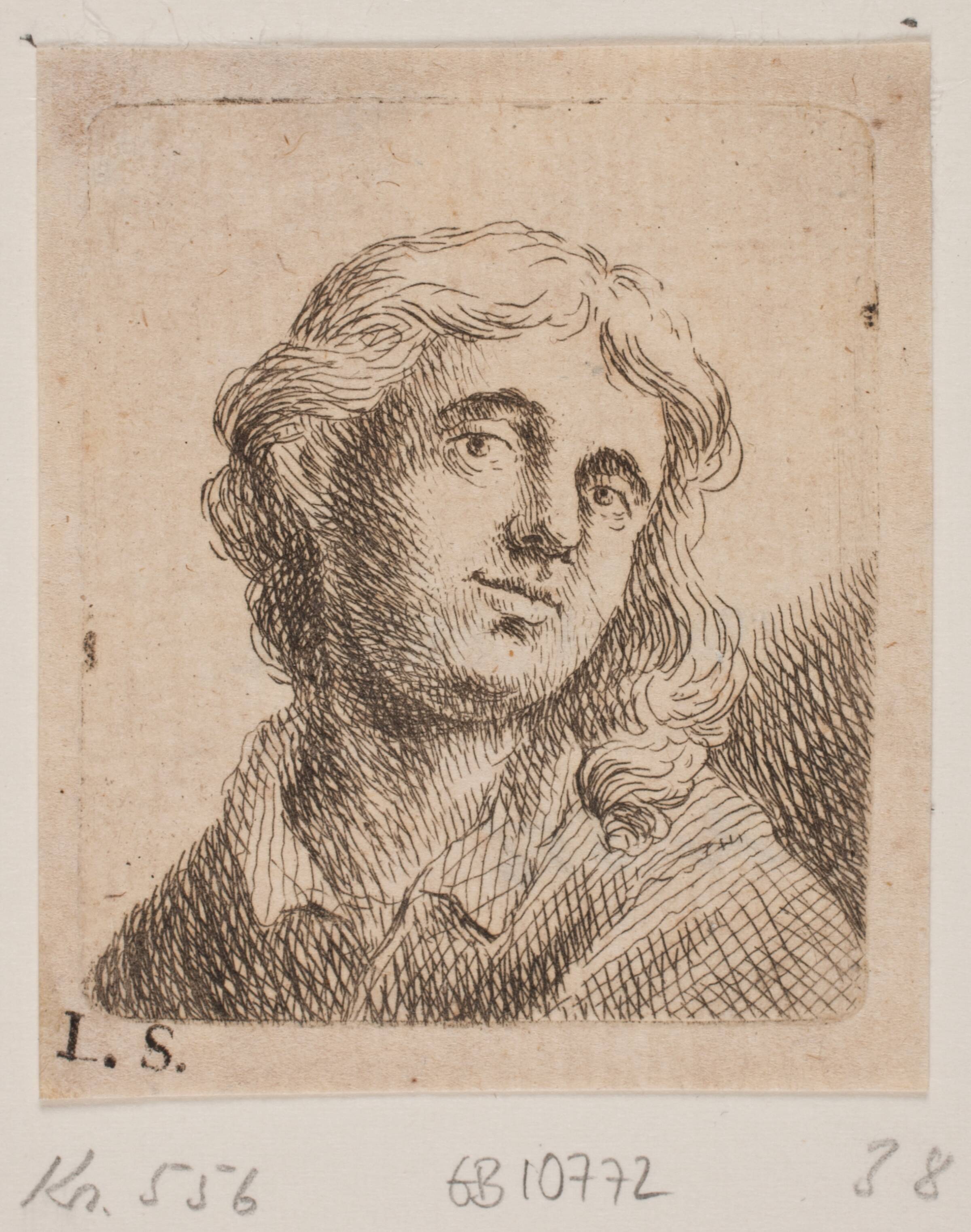 Brystbillede af en ung Mand, W.A. Müller, 1733-1816