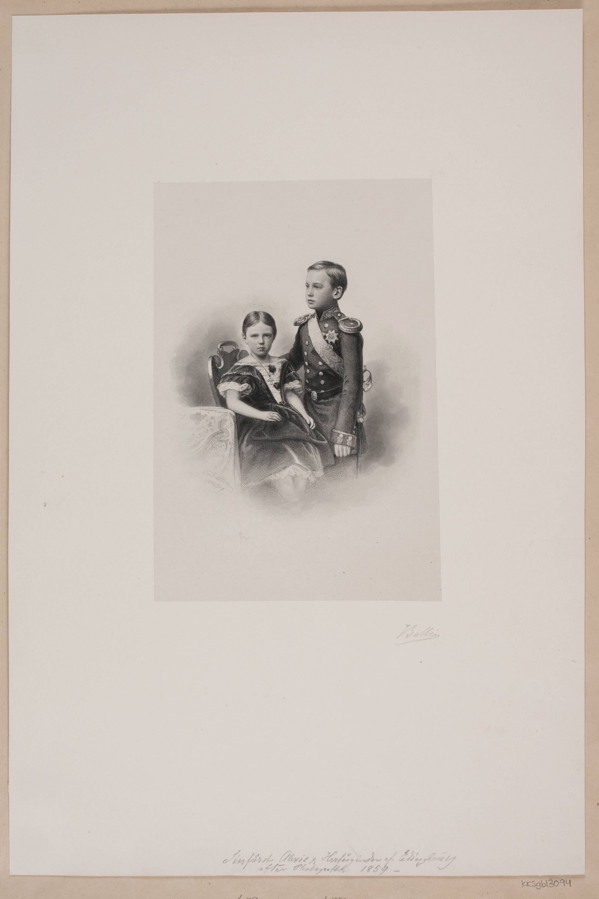 Storfyrst Alexis og hertuginden af Edinburgh, Joel Ballin, 1859-1884