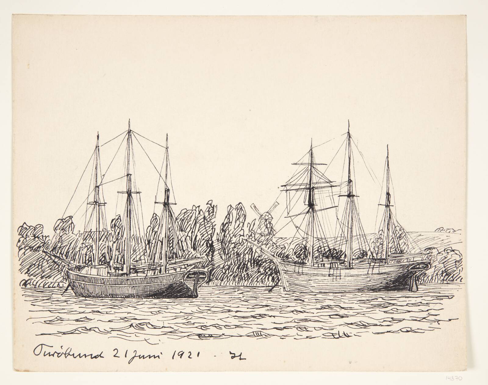 "Thurøbund". Thurø, Johannes Larsen, 1921