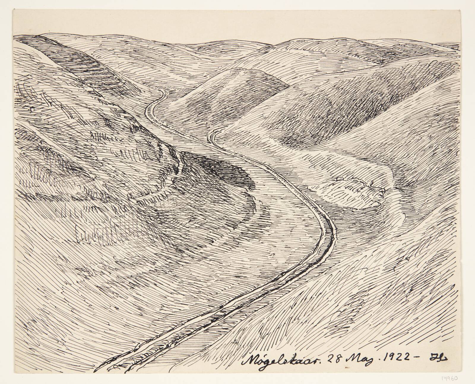 "Møgelskår". Samsø, Johannes Larsen, 1922