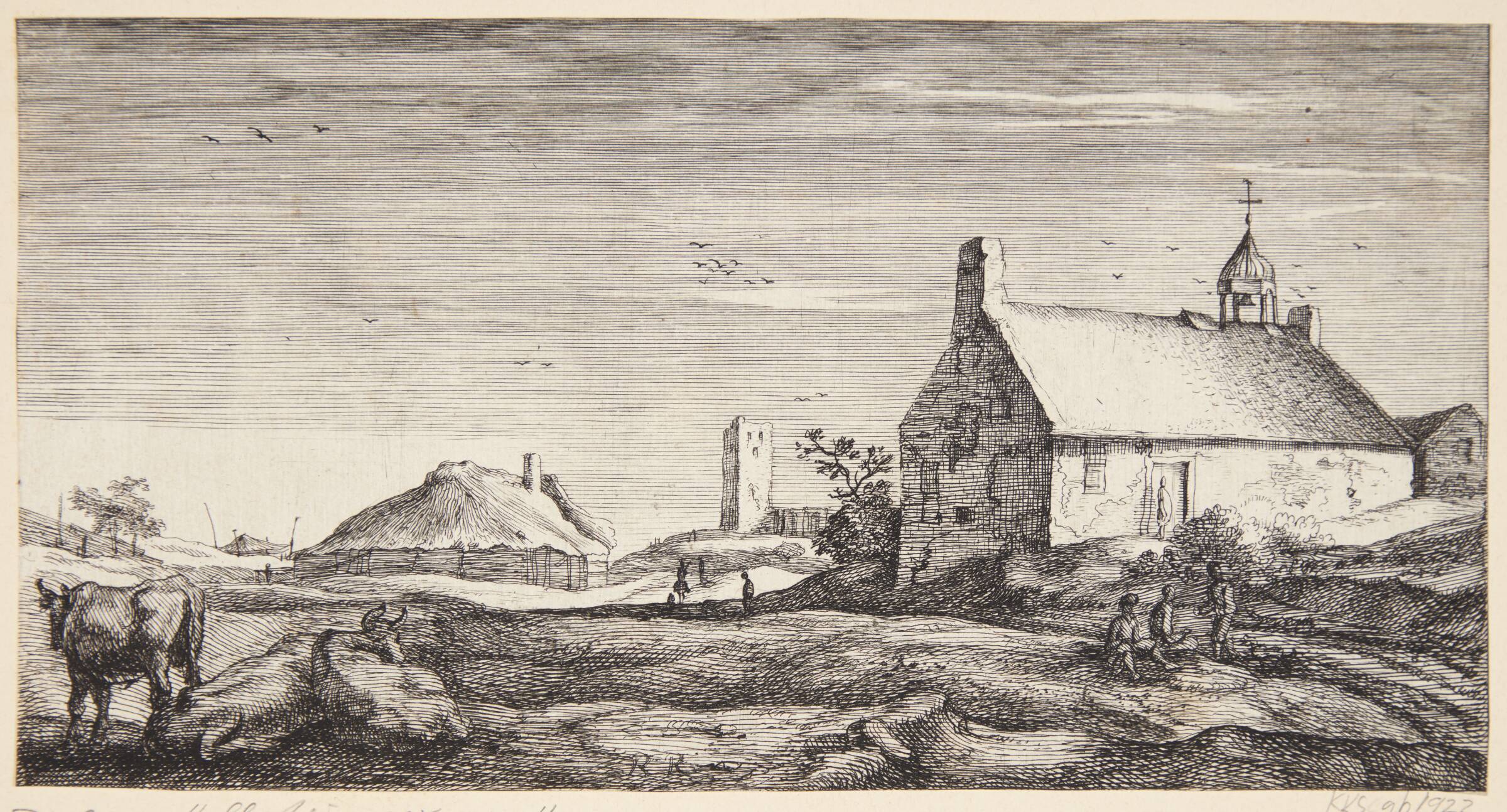 Den nye kirke ved Muiderberg, Geertruyt Roghman, 1625-1657