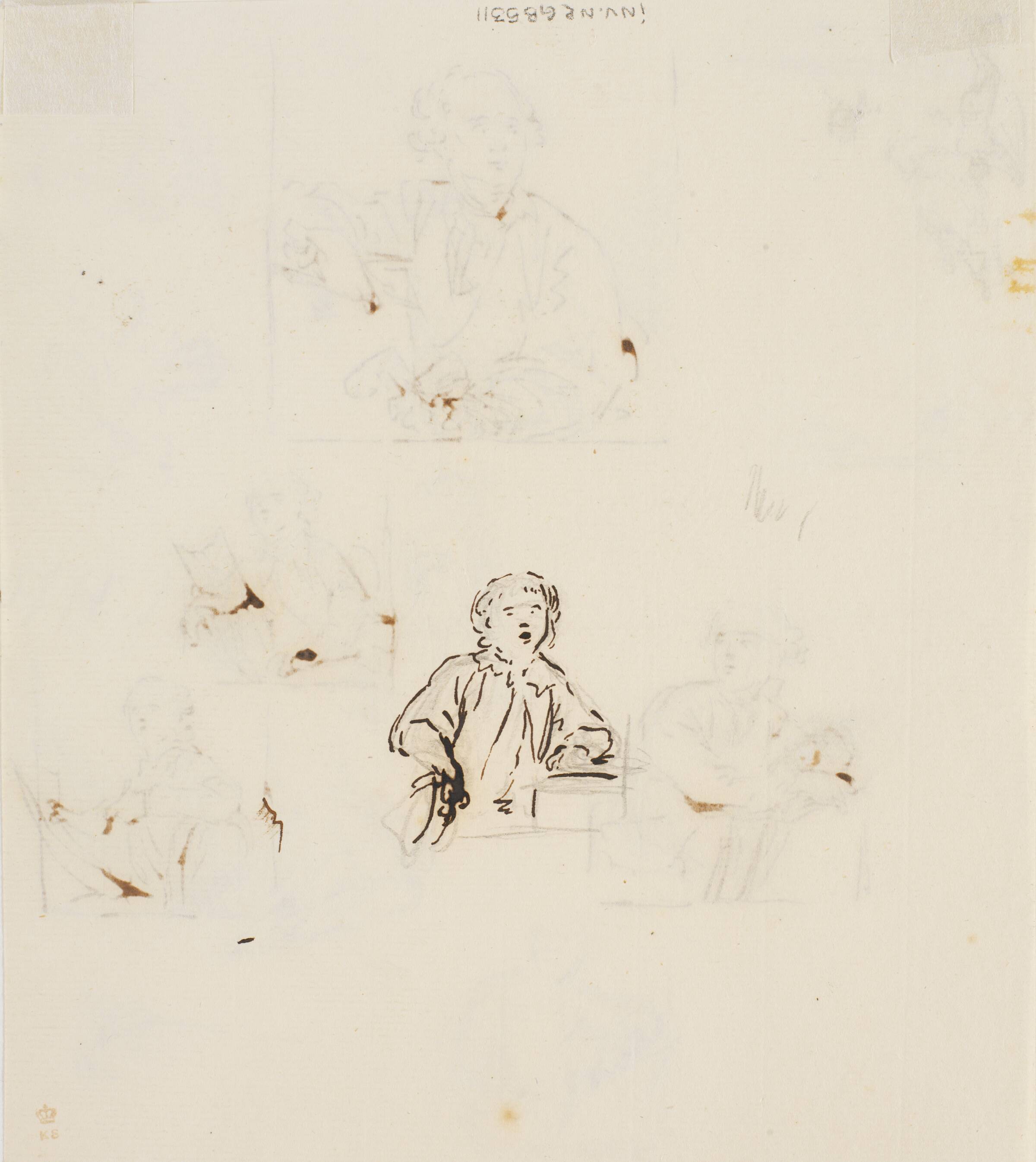 Figurskitse, C.A. Lorentzen, 1746-1828