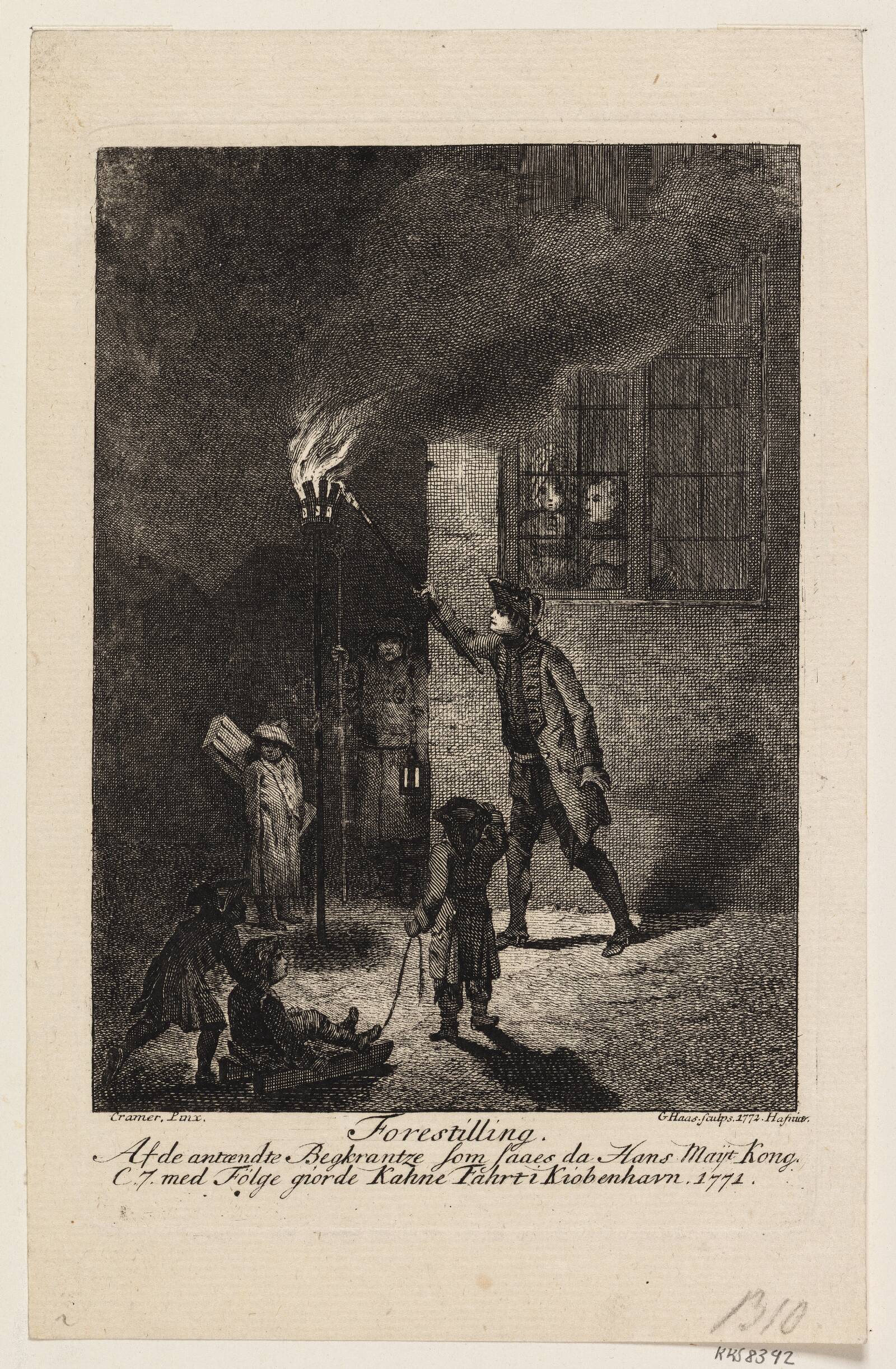 En begkrans, Georg Haas, 1772